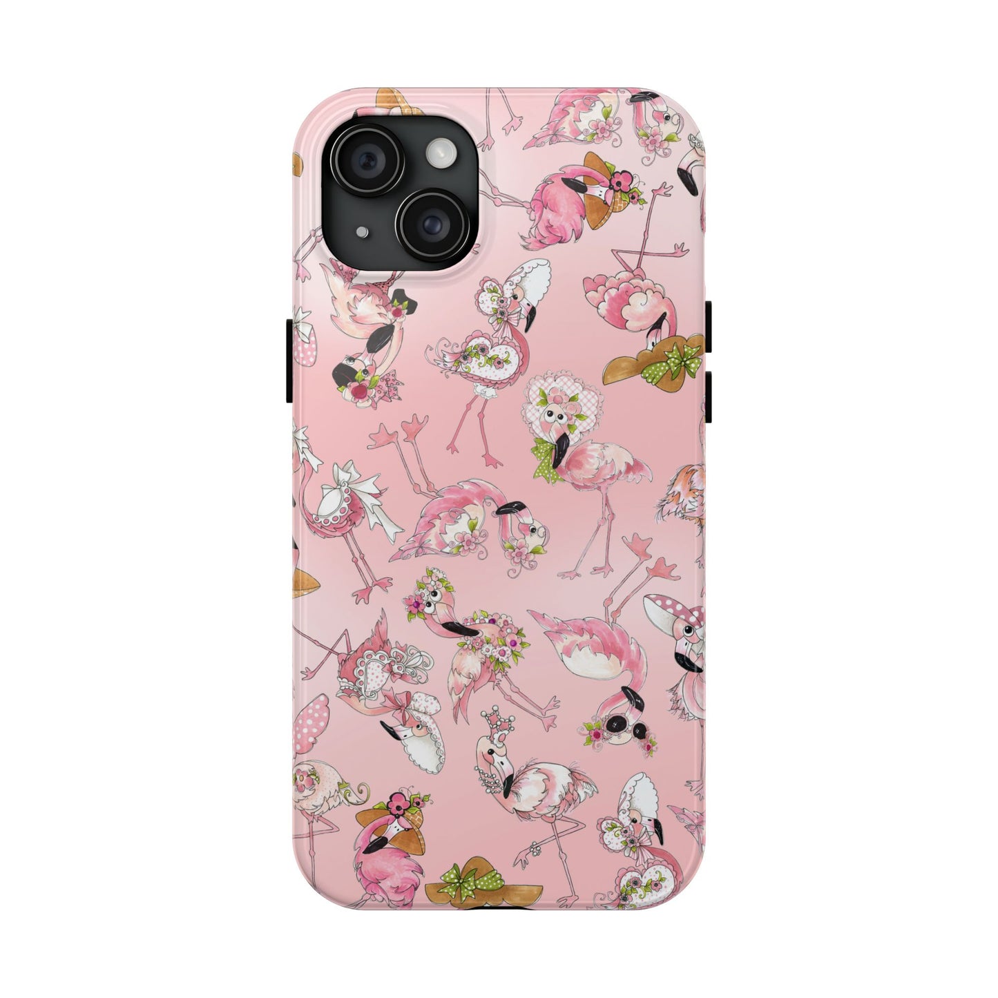 Tossed Flams Pink Phone Case
