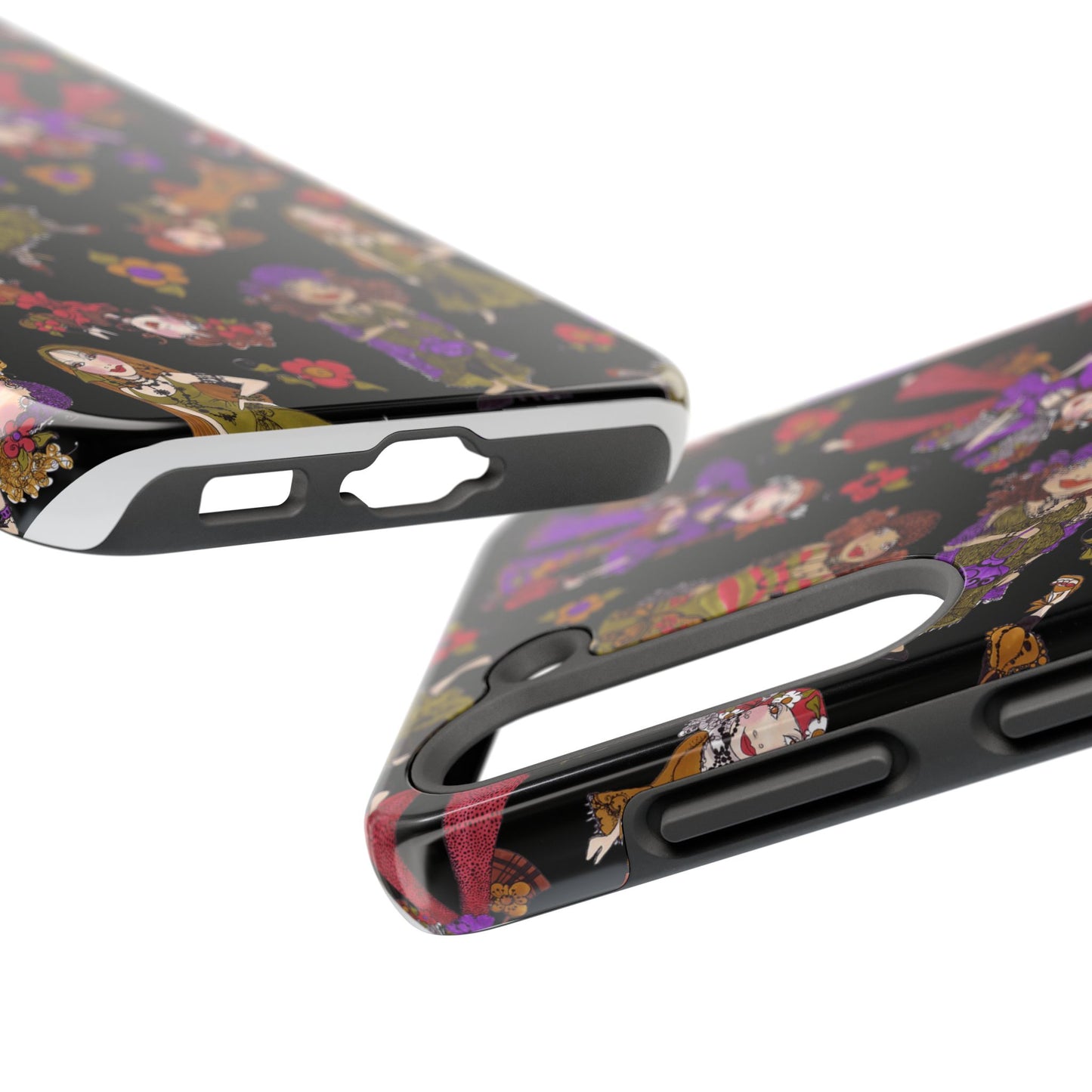 Tossed Gypsies Black Phone Case