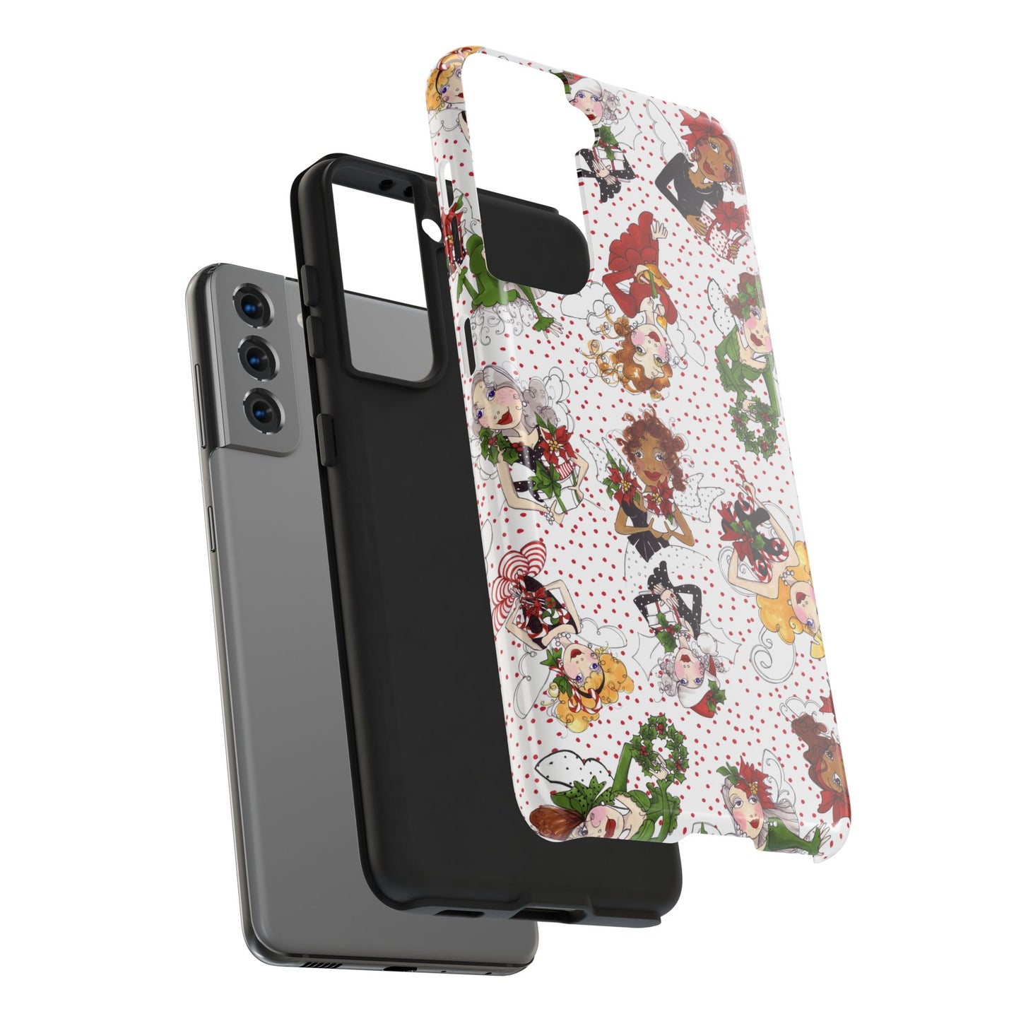 Fairy Toss White / Red Phone Case