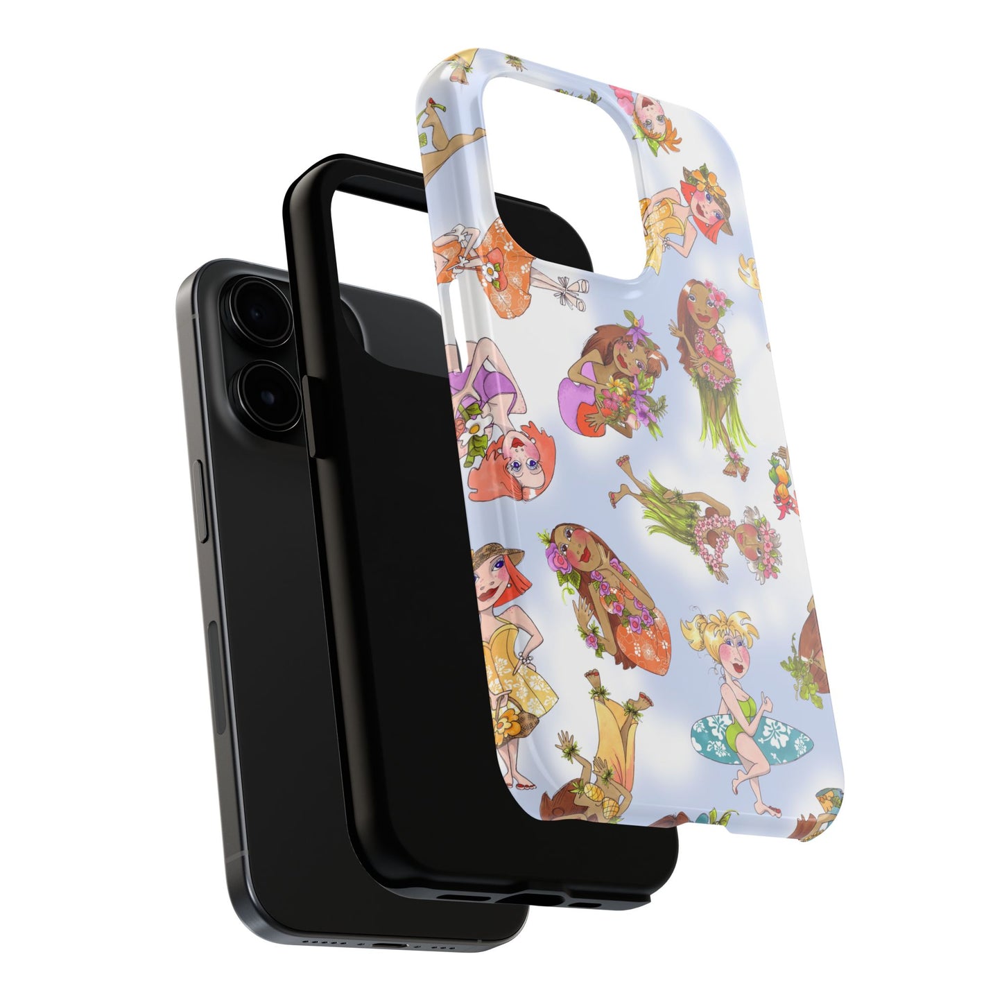 Island Toss Blue Sky Phone Case