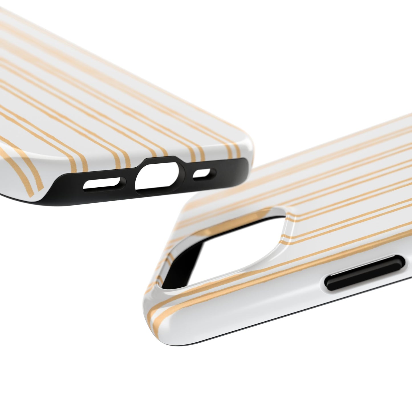 Double Stripe Yellow Phone Case