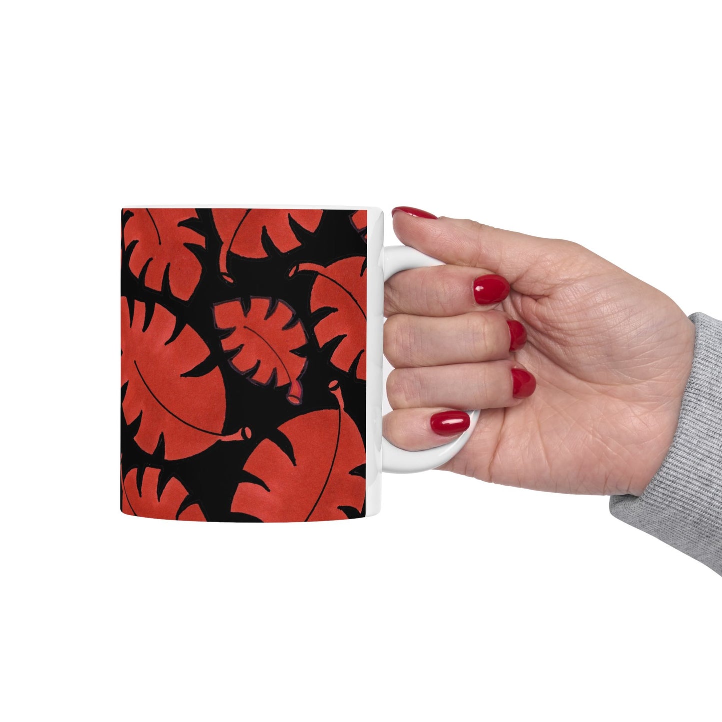 Red Bananas Black Cup