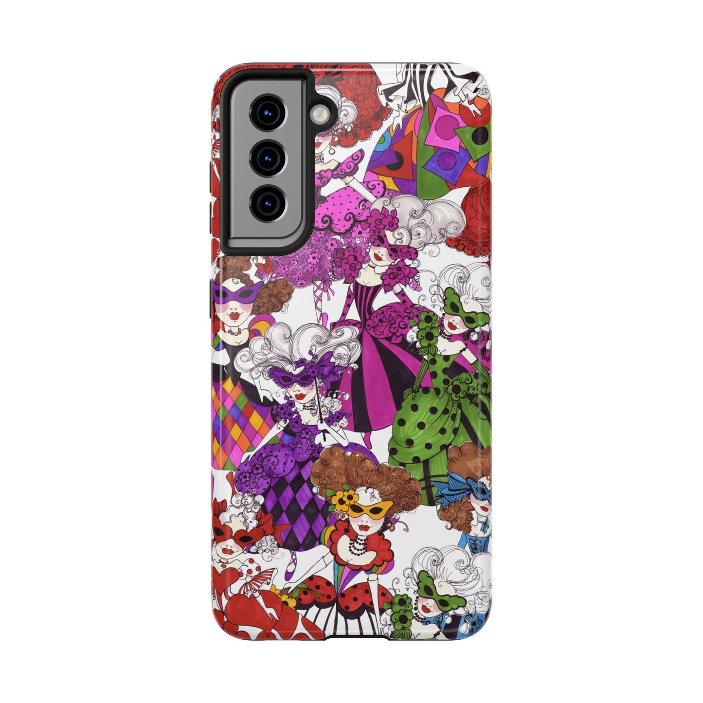 Crowded Dance Floor White Phone Case