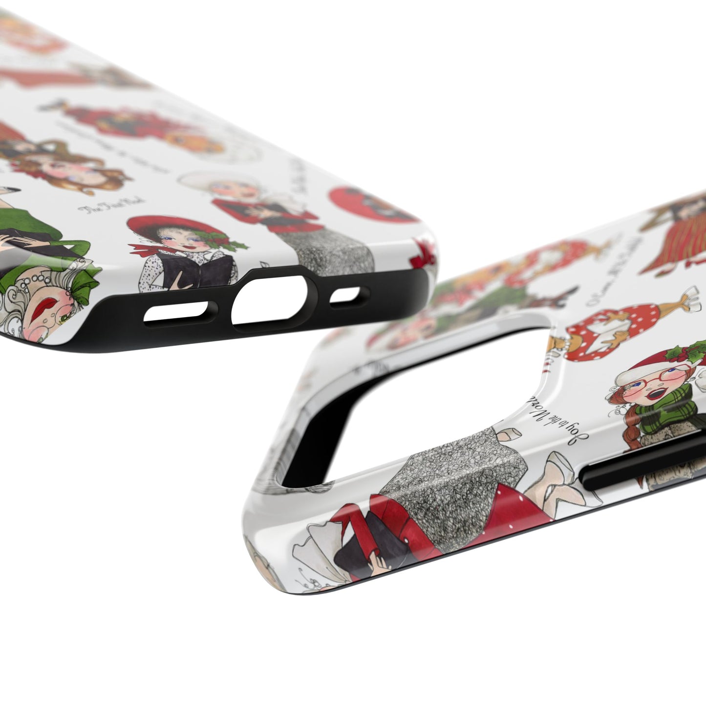 Tossed Carolers Phone Case