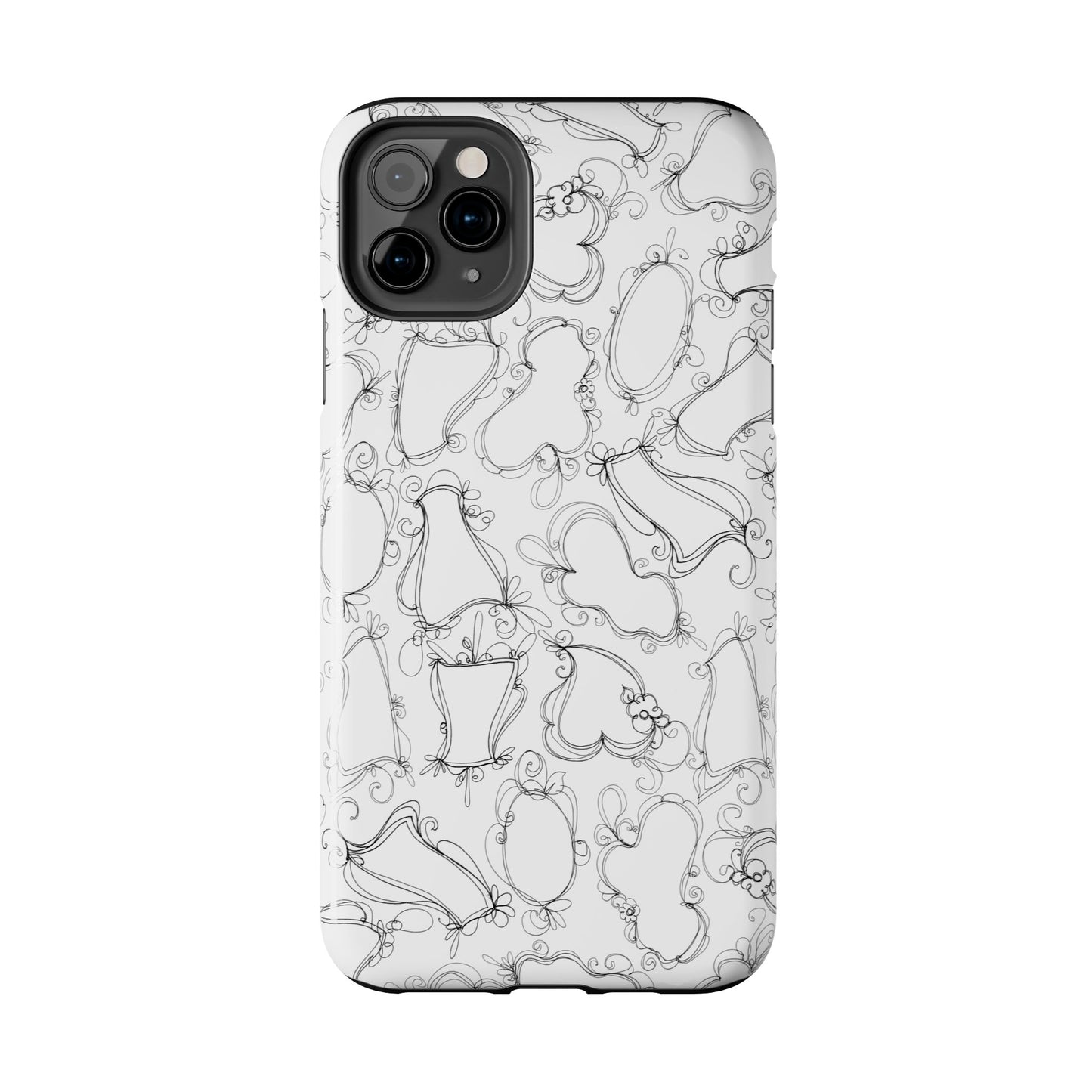 Frames White / Black Phone Case