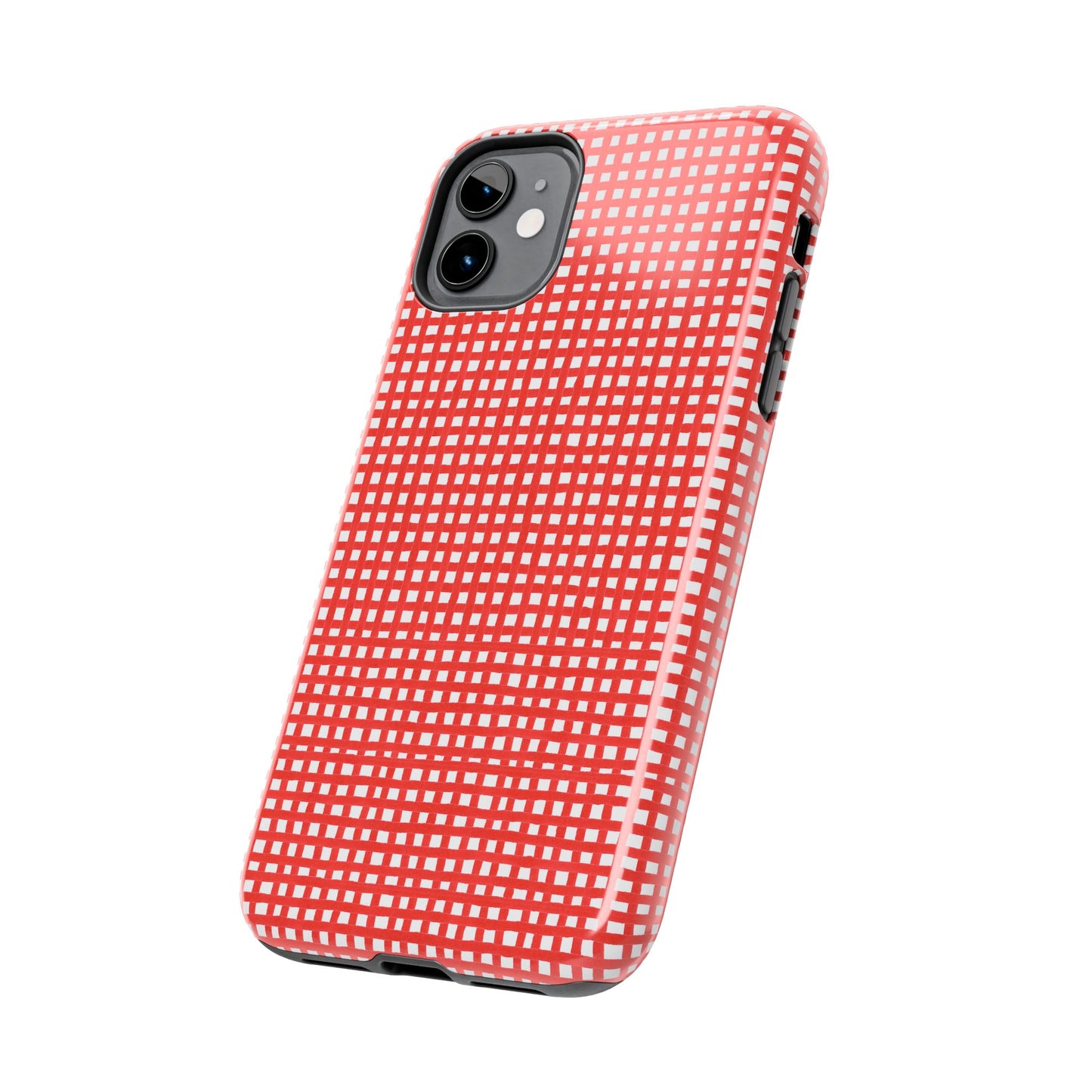 Chipper Check Red Phone Case