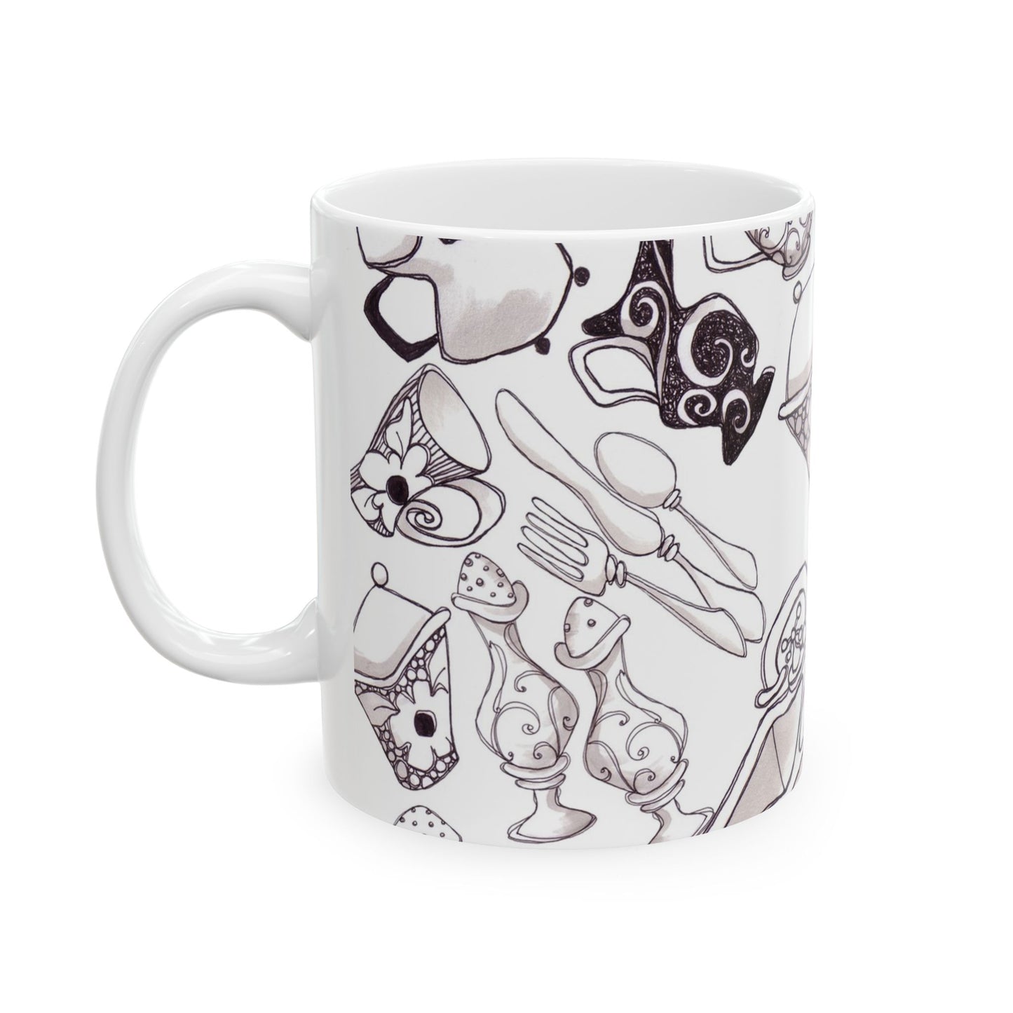 The Kitchen Sink White Cup