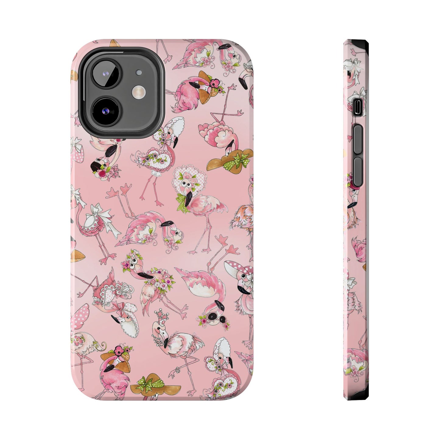 Tossed Flams Pink Phone Case
