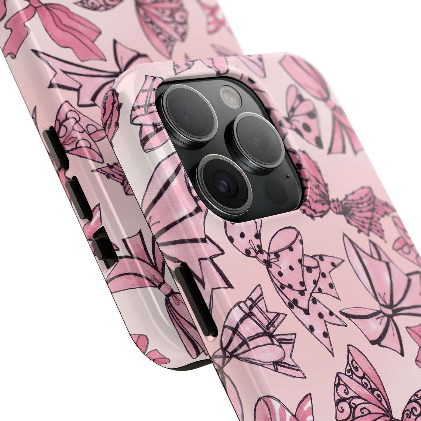 Blushing Bows Pink Sky Phone Case