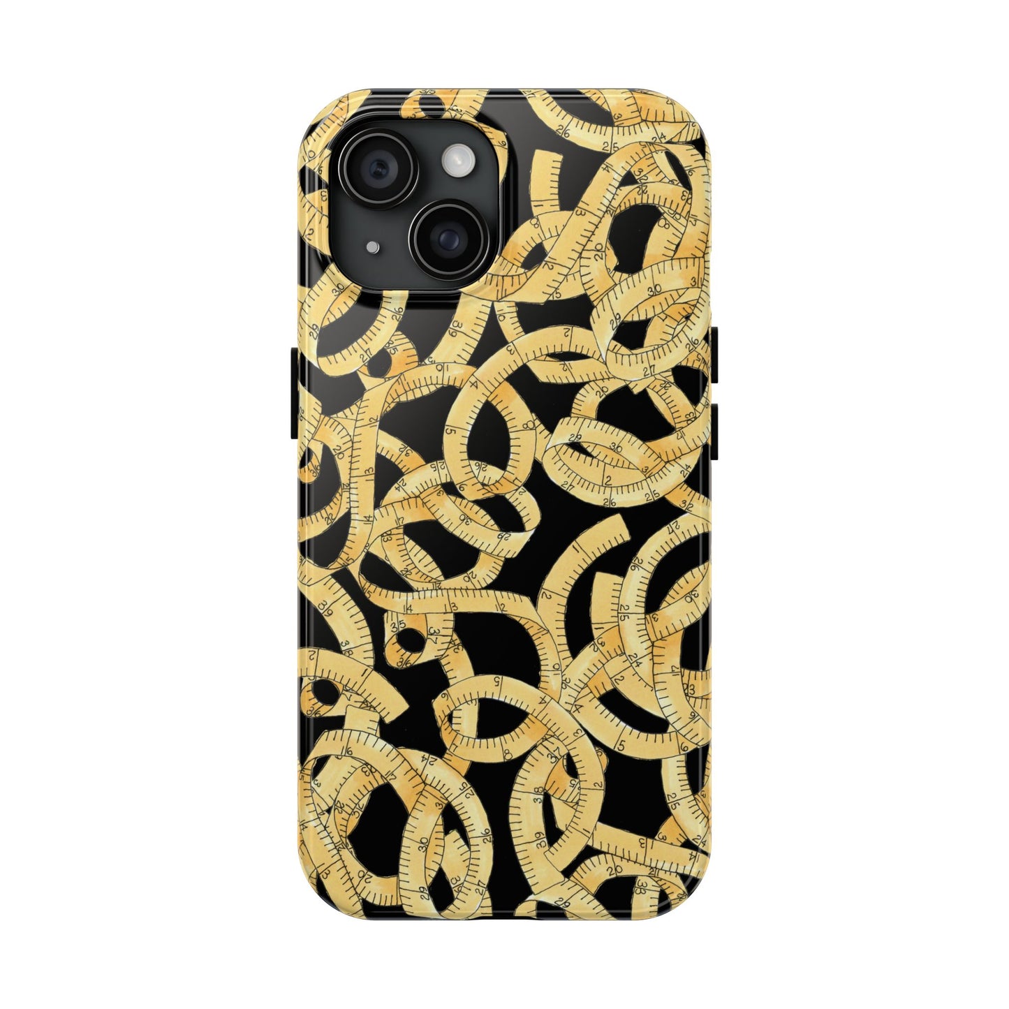Tape Tangle Black Phone Case