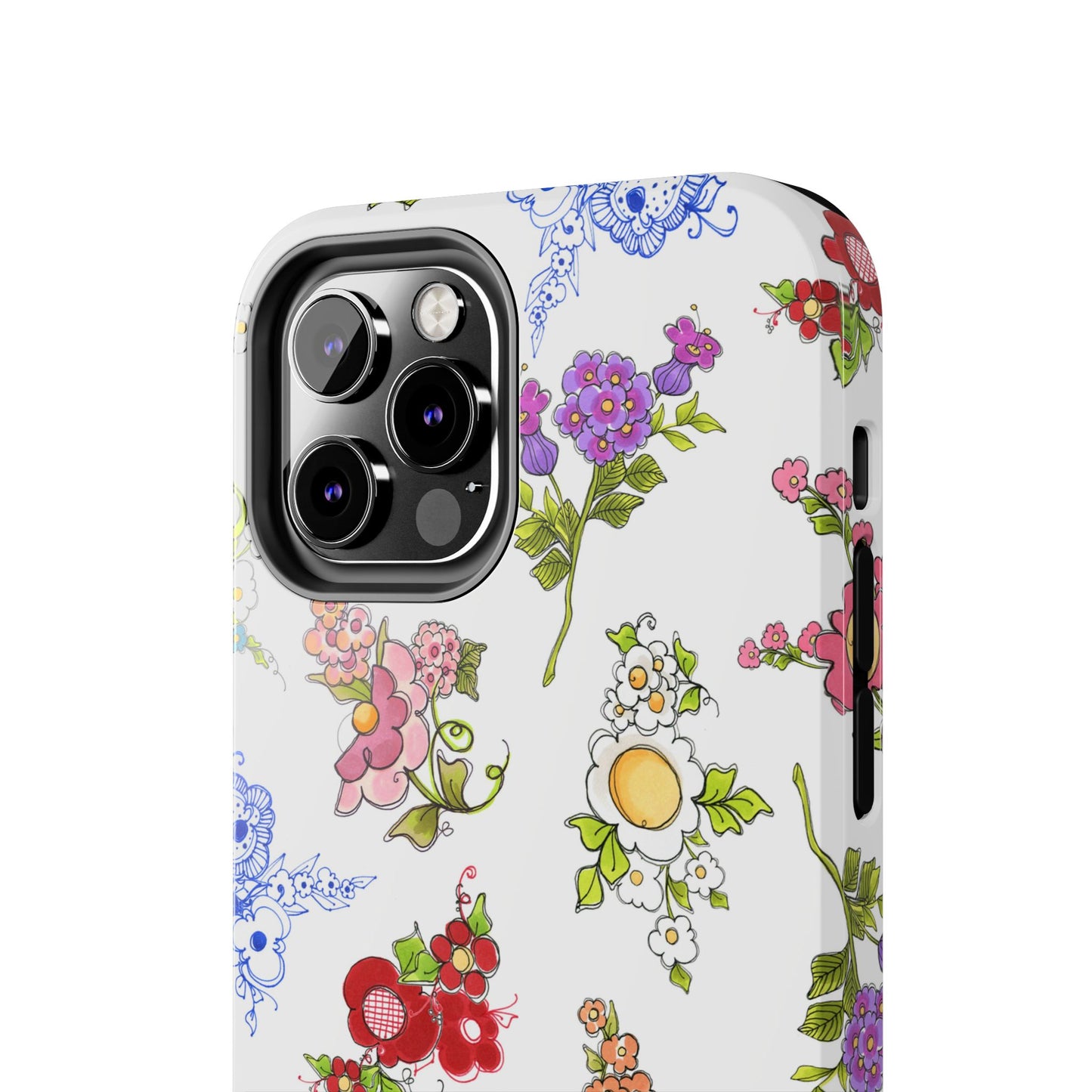 Mixed Bouquets White Phone Case