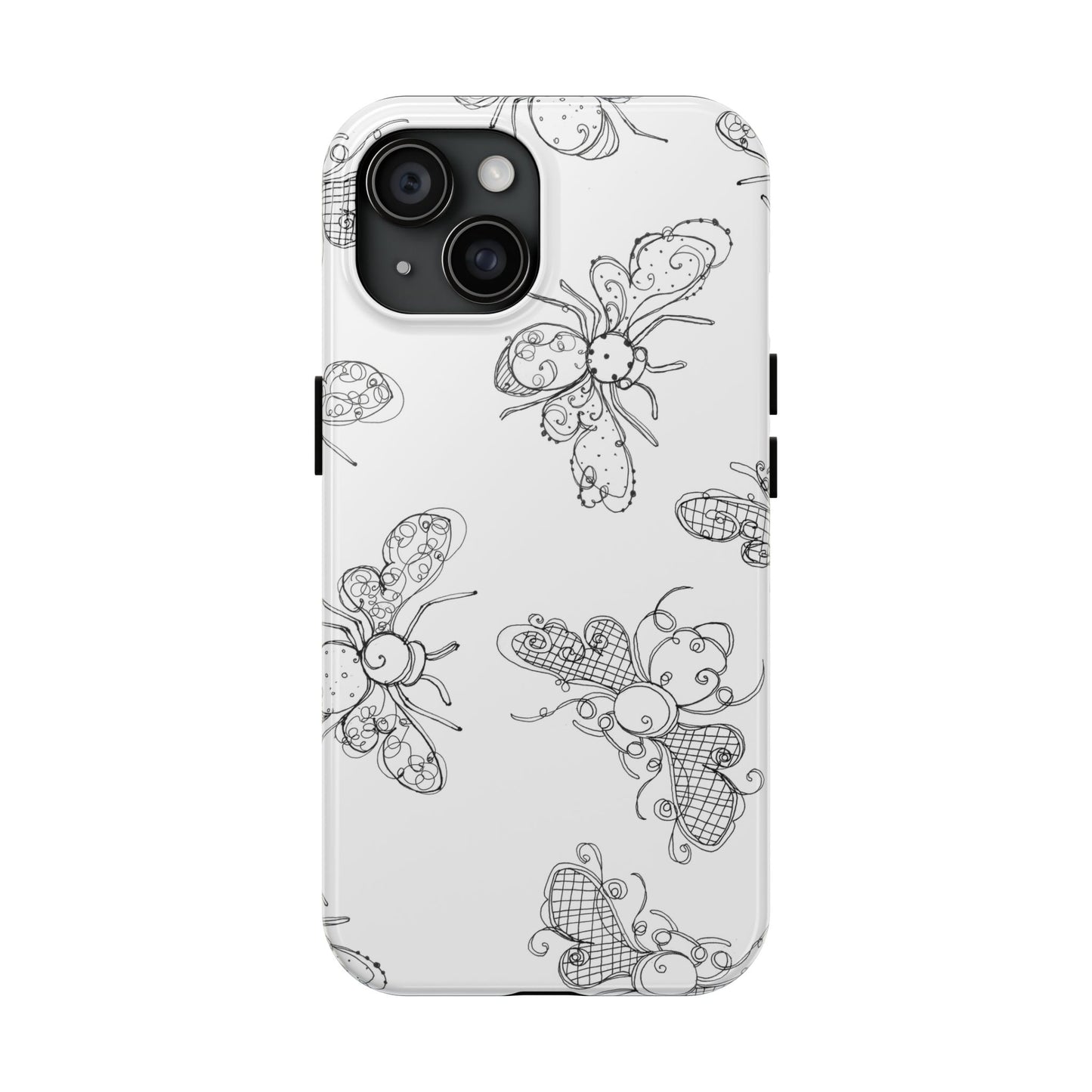 Busy Bees White Phone Case