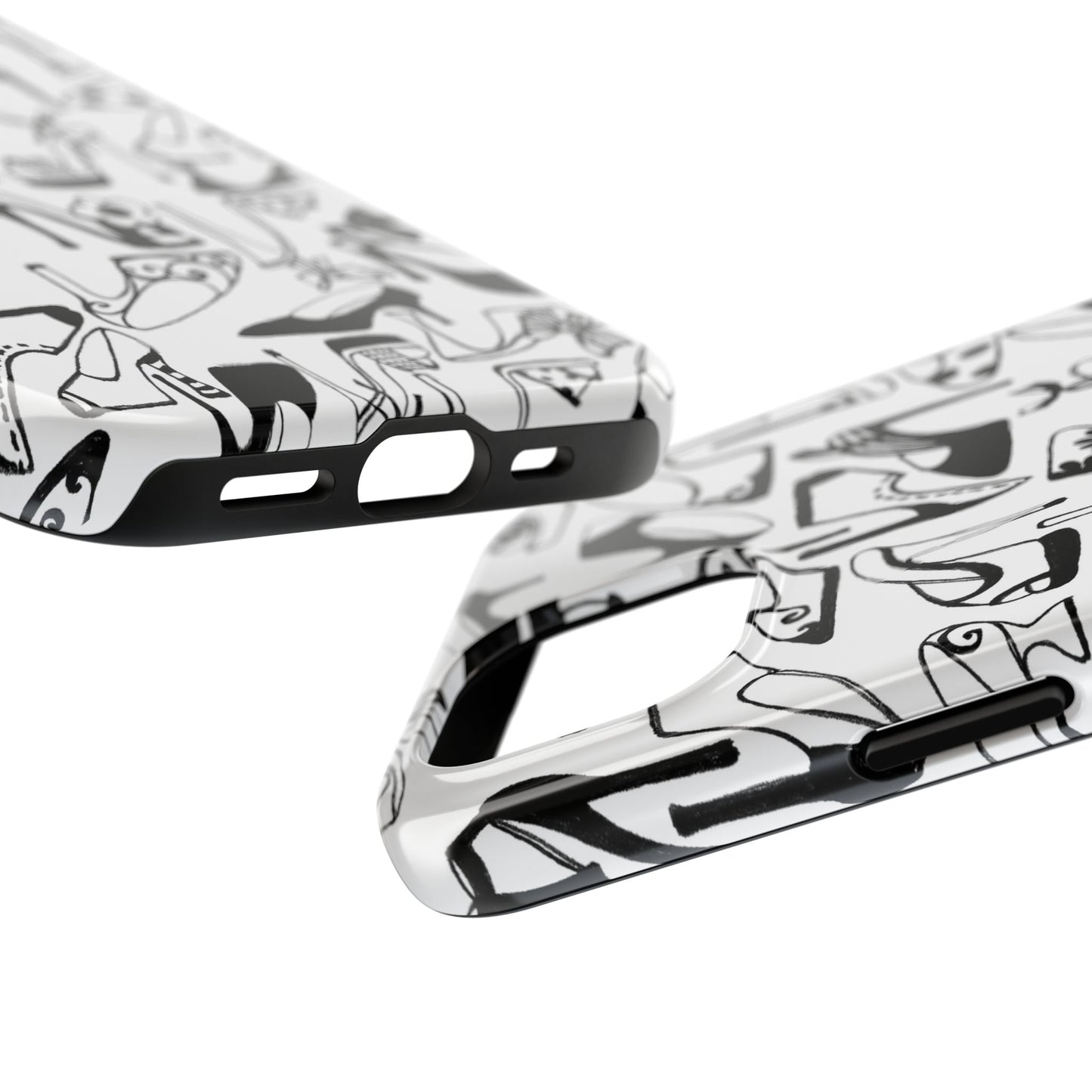 A Few Shoes White / Black Phone Case