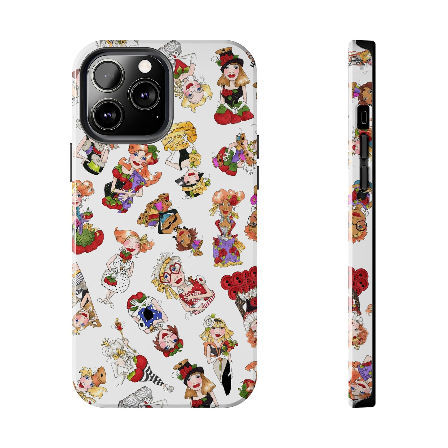 Curious Toss White Phone Case