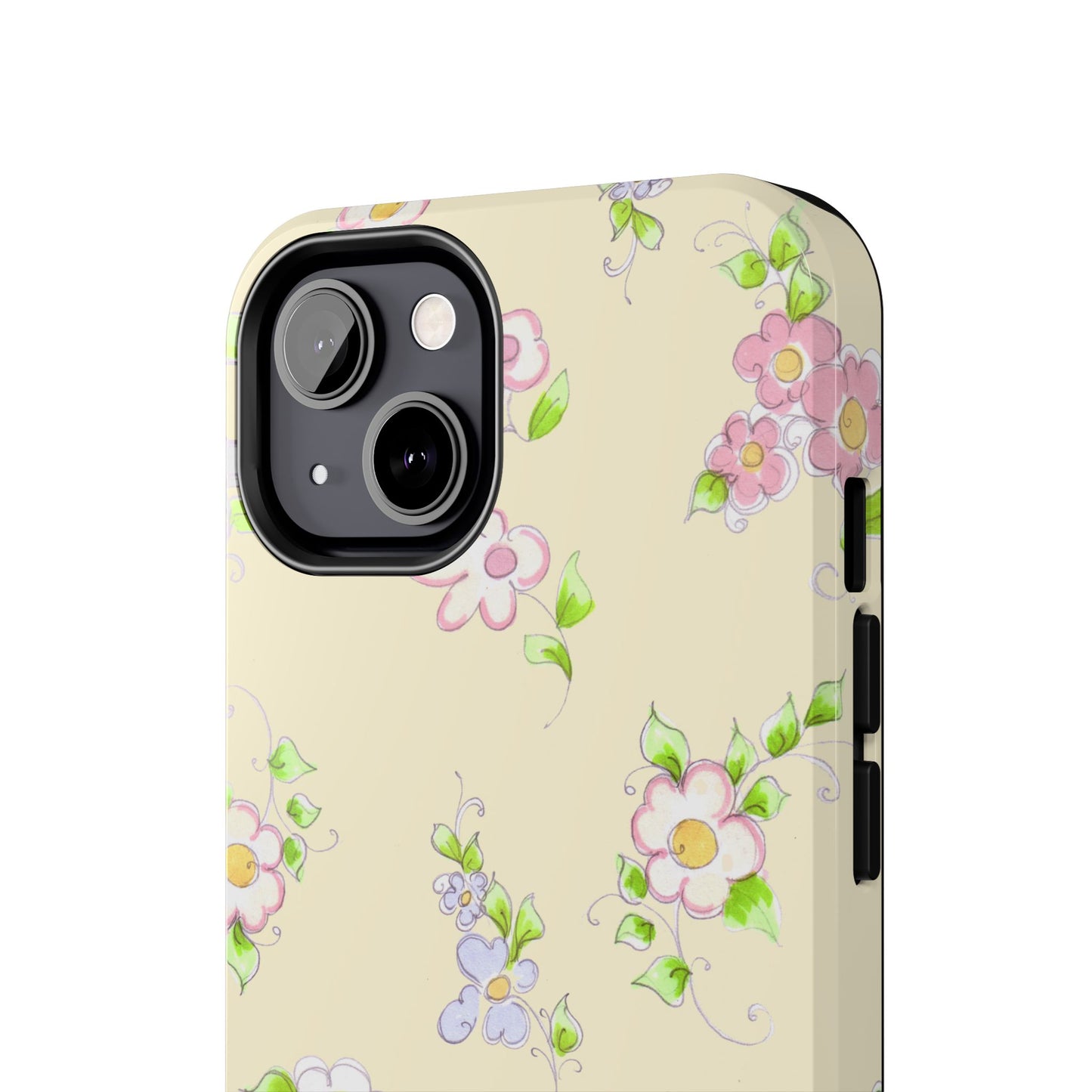 Precious Posies Yellow Phone Case