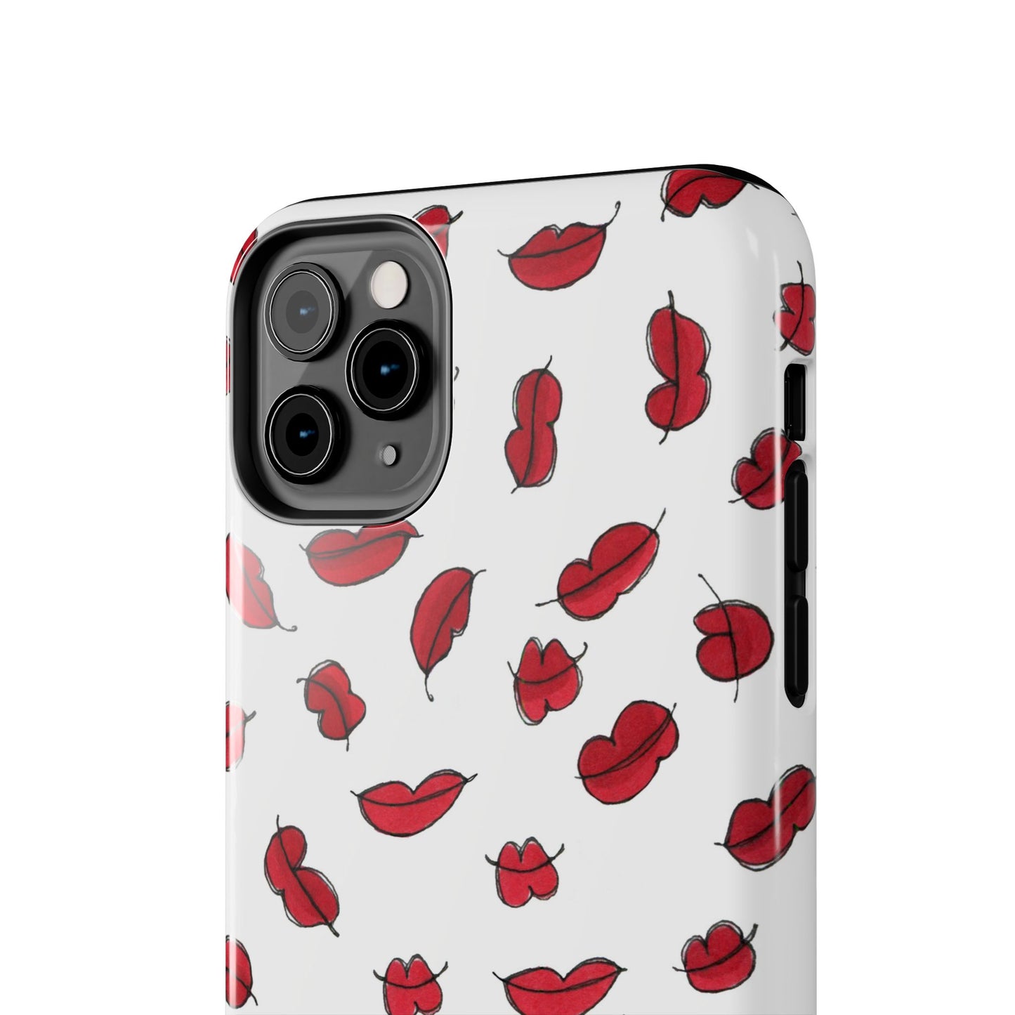 Lotsa Lips White Phone Case