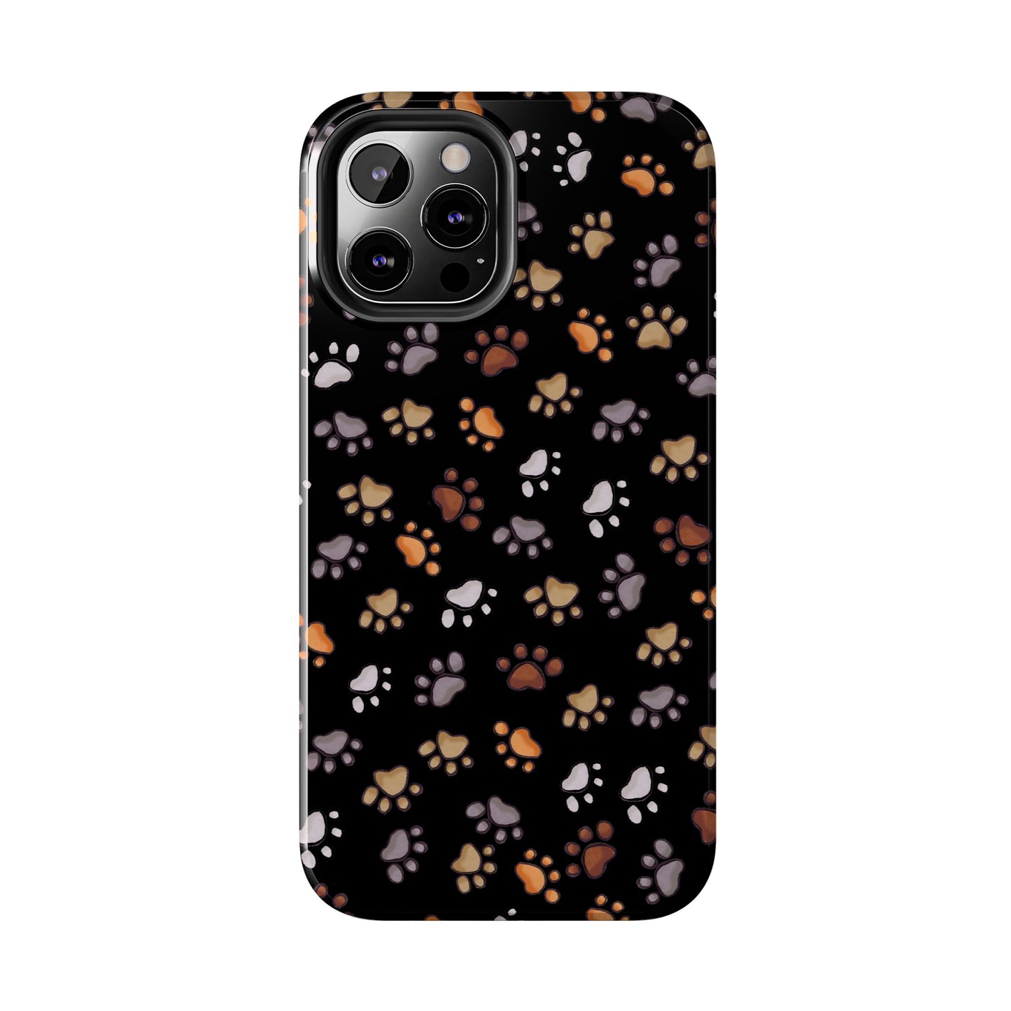 Puppy Paws Black Phone Case