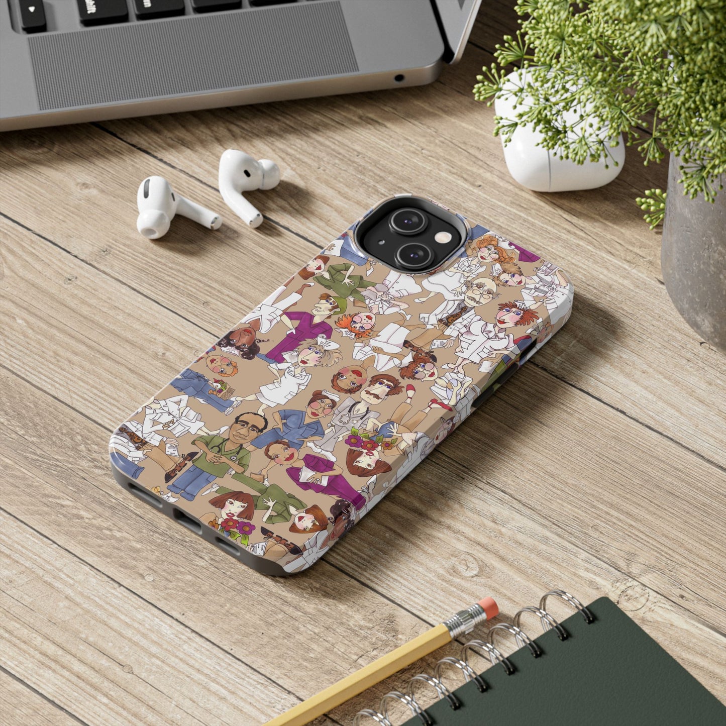 Diverse Nurse Khaki Phone Case