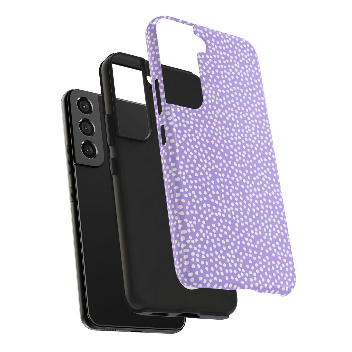 Bitty Dots Lilac / White Phone Case