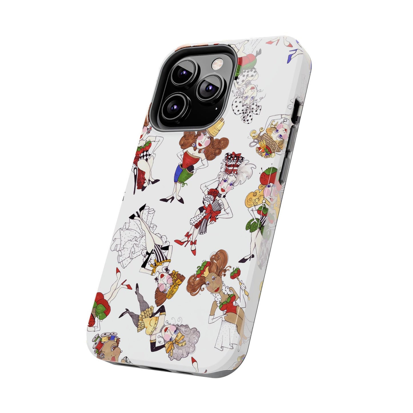 Sew Tossed White Phone Case