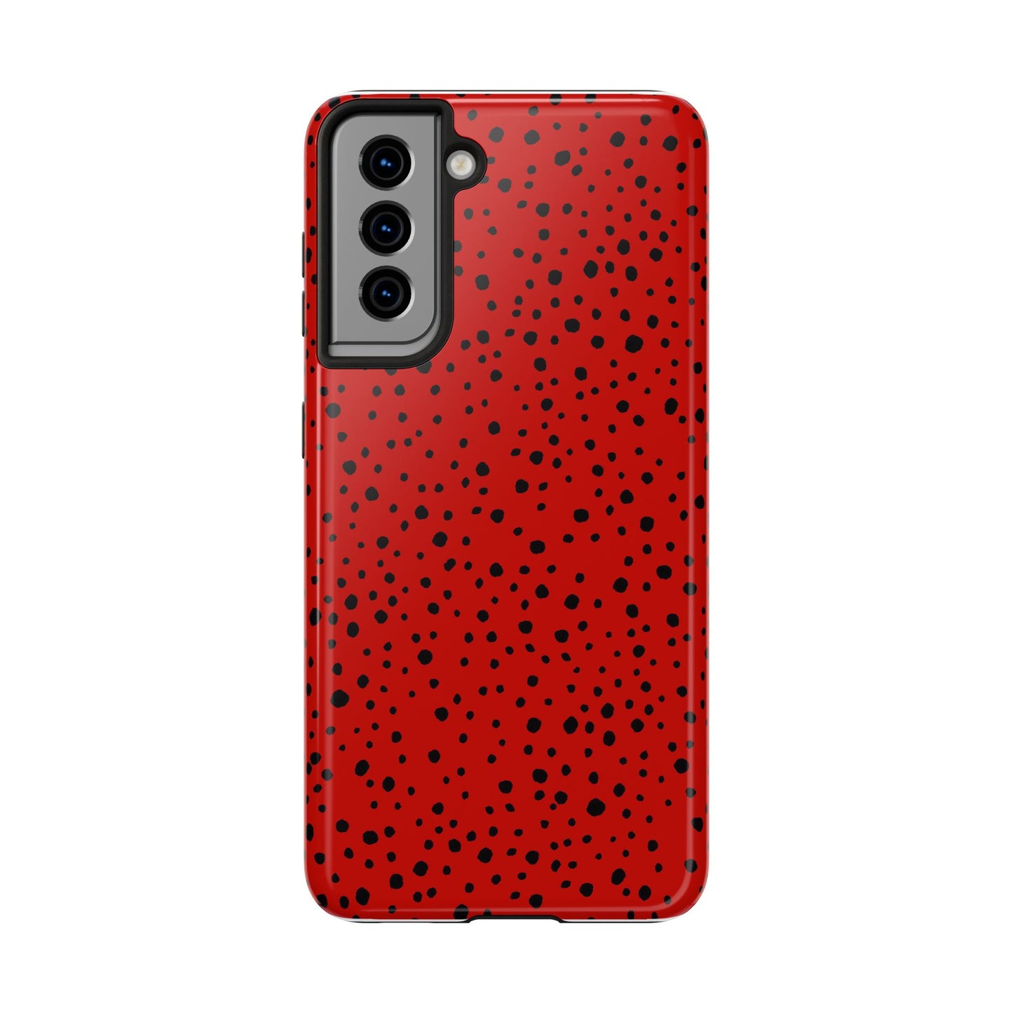 Pepper Dots Red / Black Phone Case