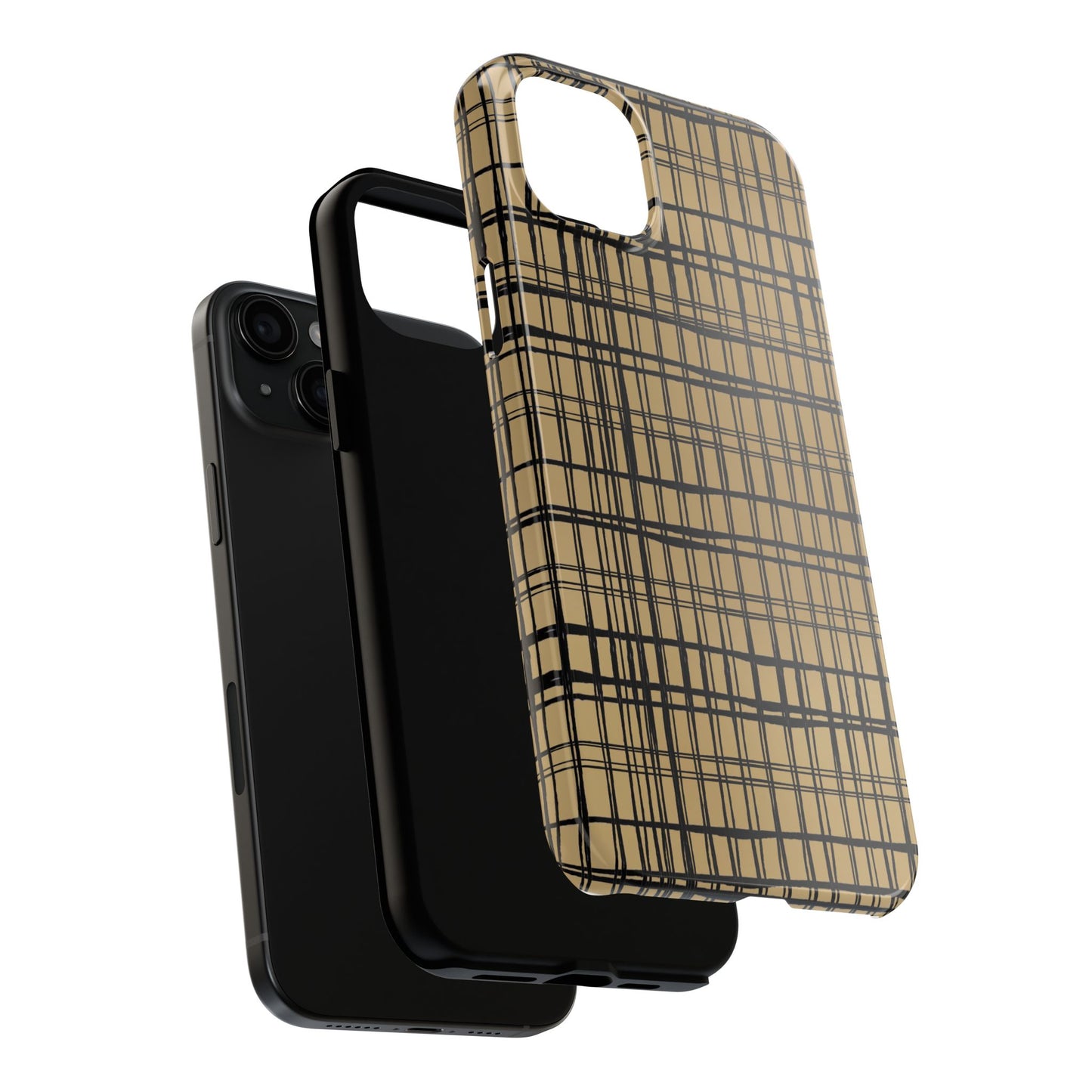 Doggie Fence Tan Phone Case