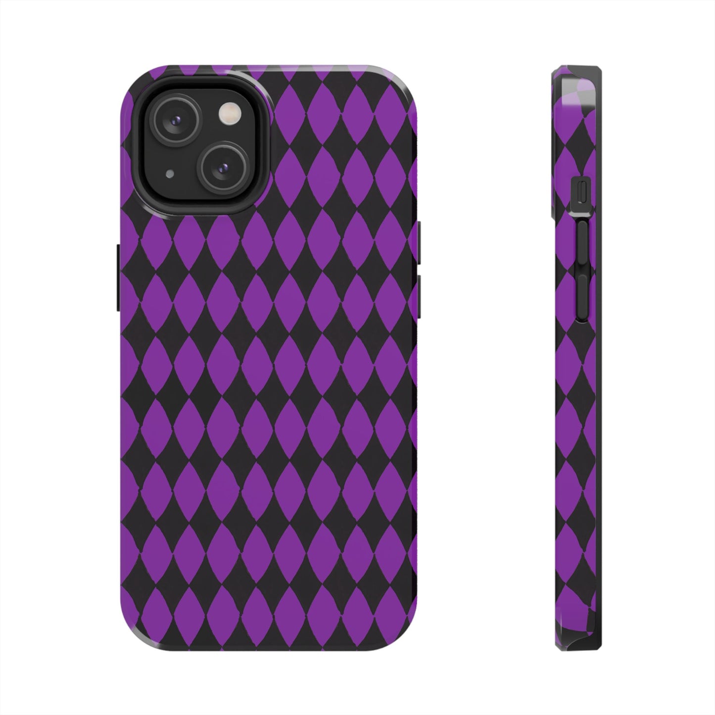 Diamond Purple / Black Phone Case