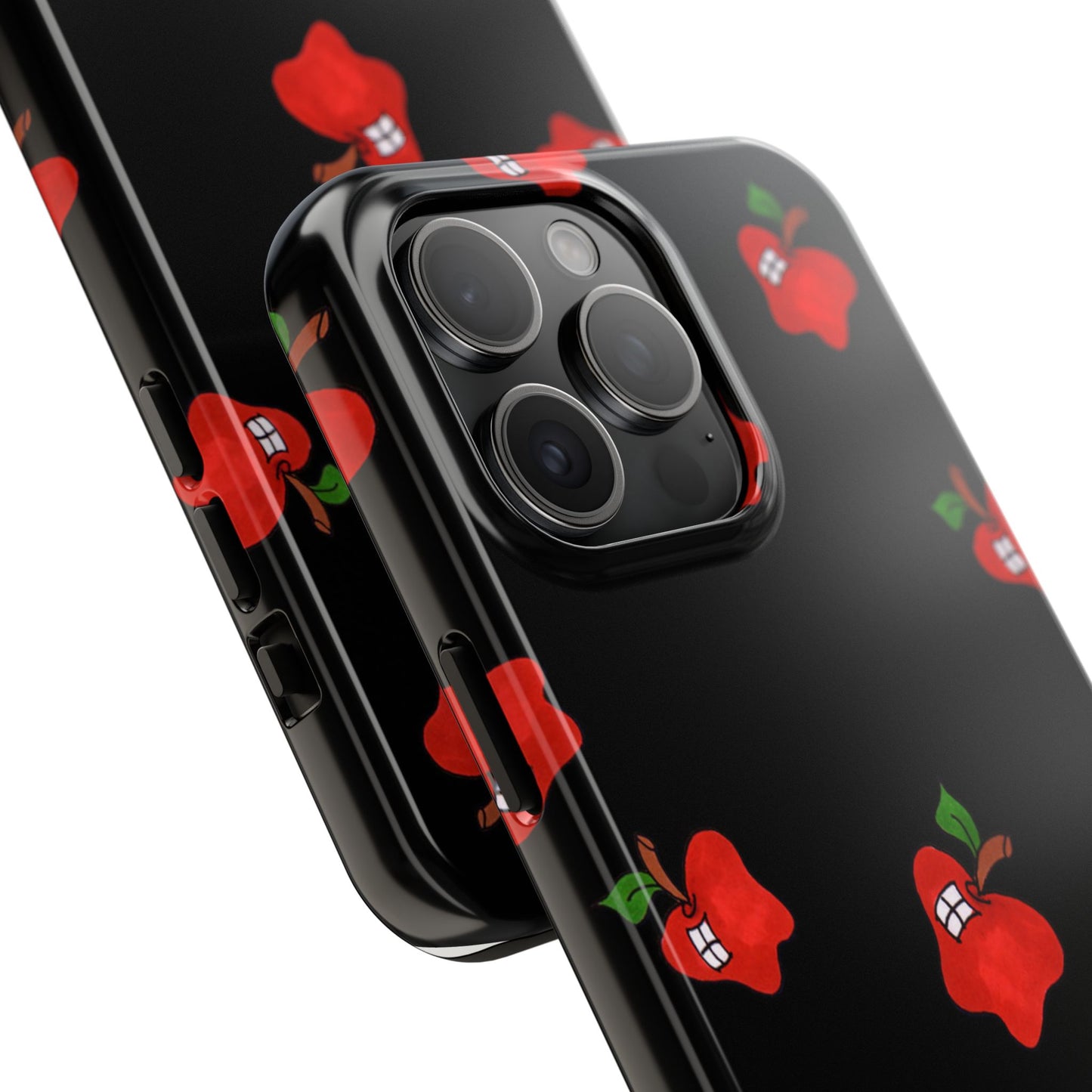 Flying Apples Black Phone Case