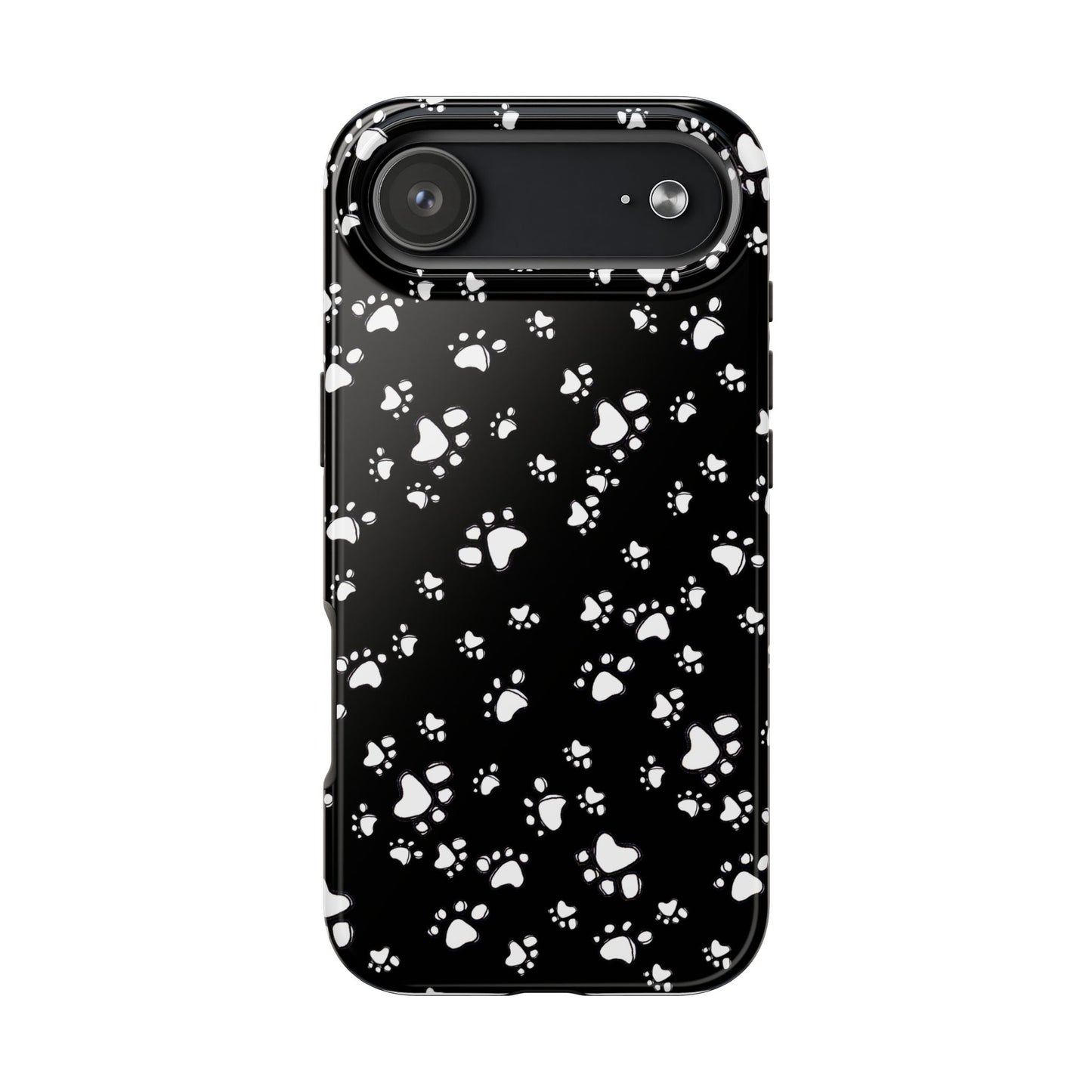Paw Flakes Black Phone Case