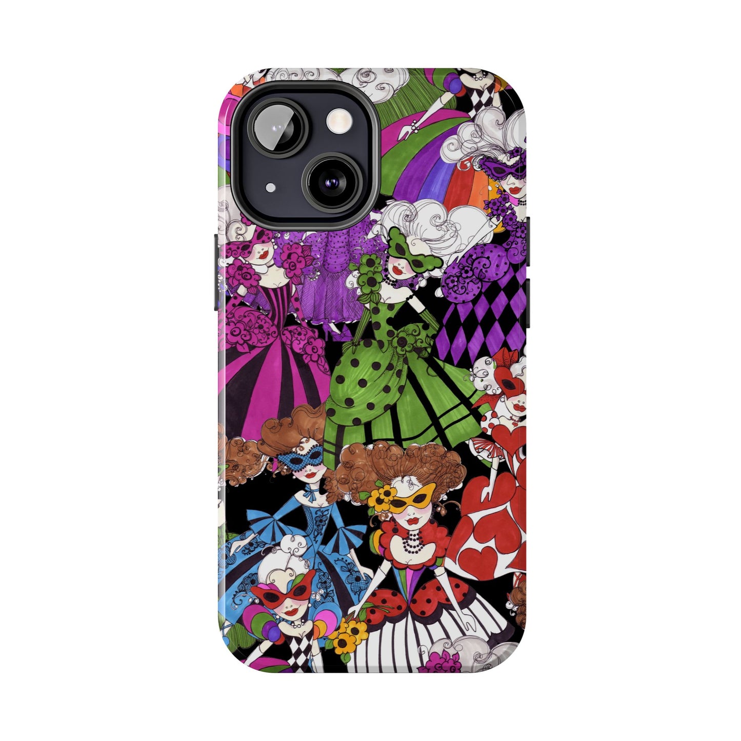 Crowded Dance Floor Black Phone Case