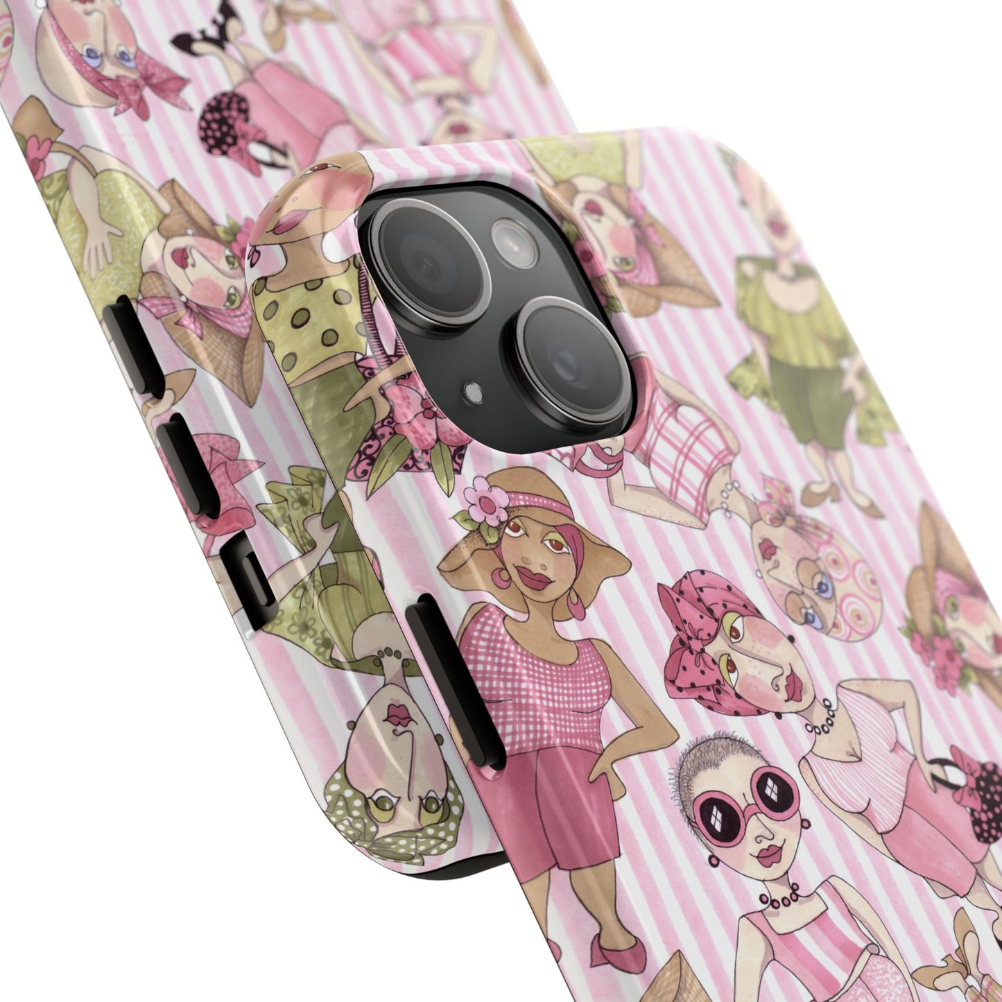 Tossed Ladies Pink Phone Case