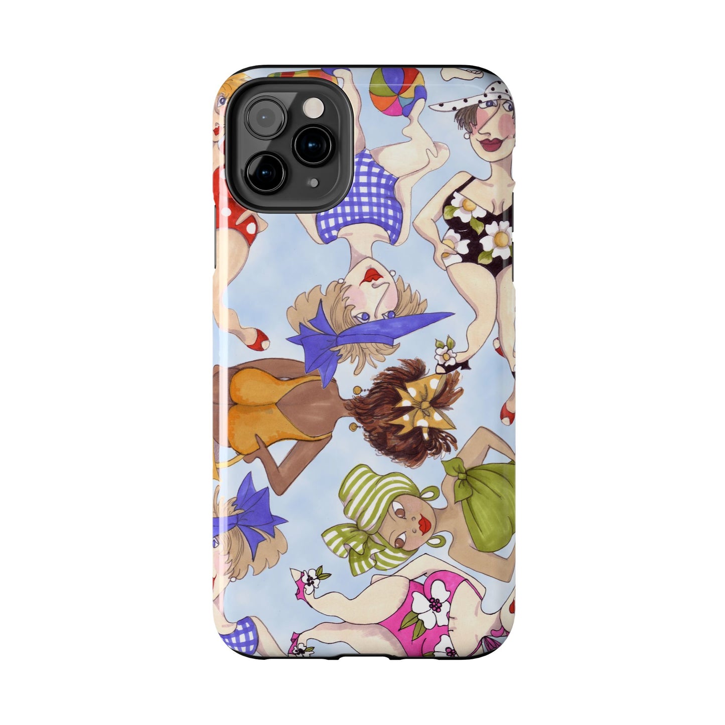 Bathing Beauties Blue Sky Phone Case