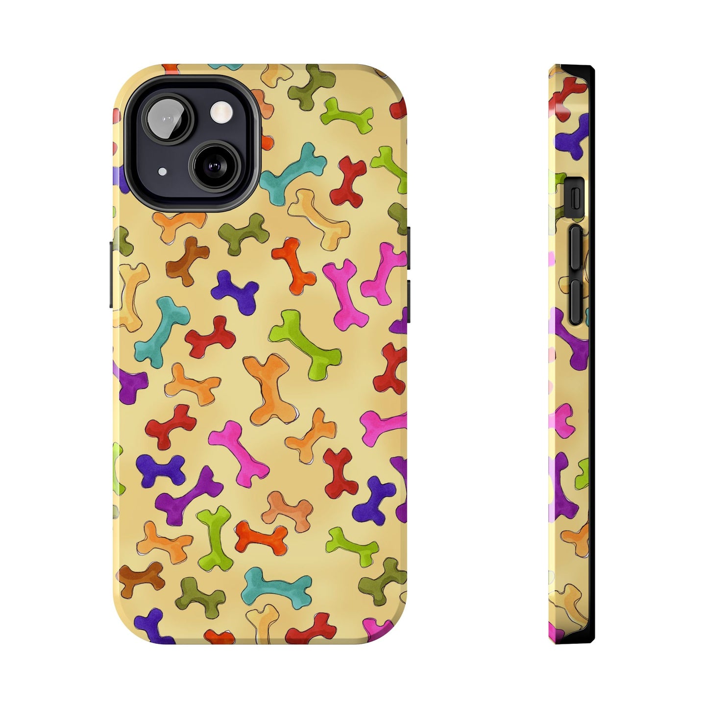 Happy Bones Yellow Phone Case