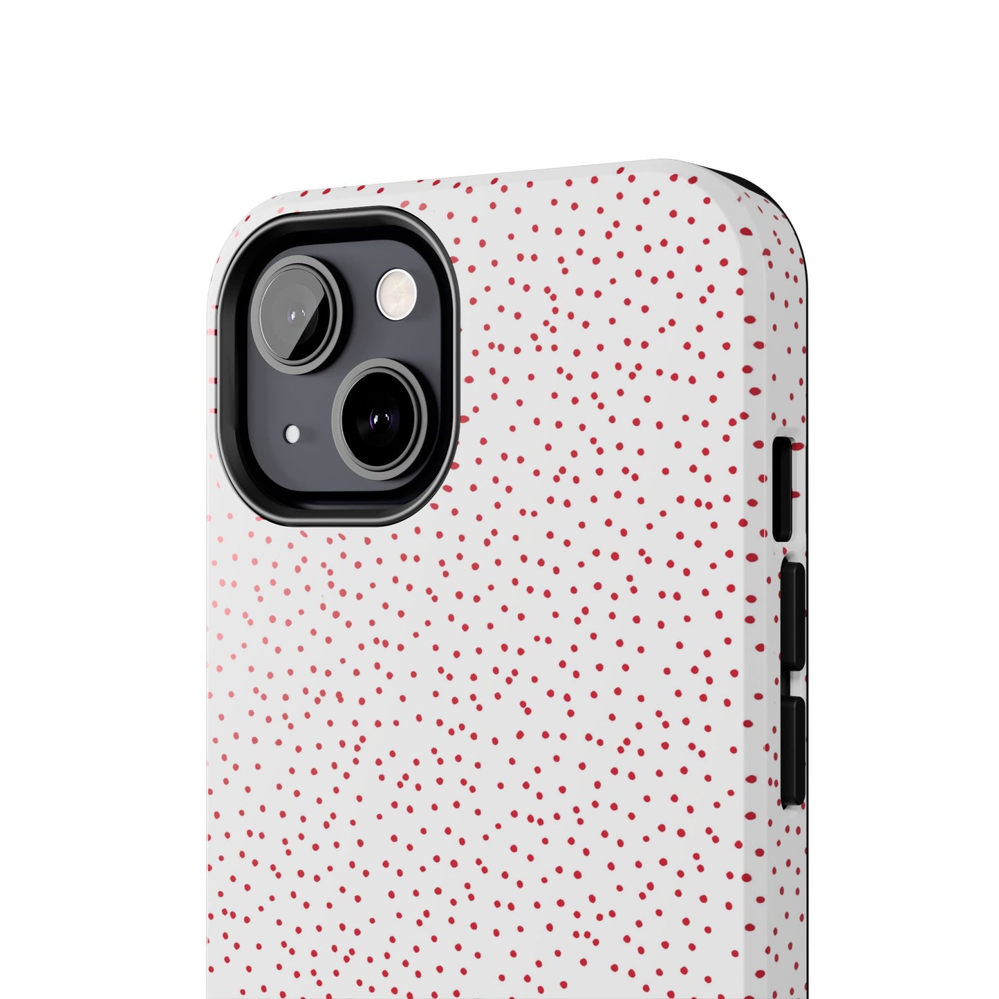 Dinky Dots White / Red Phone Case