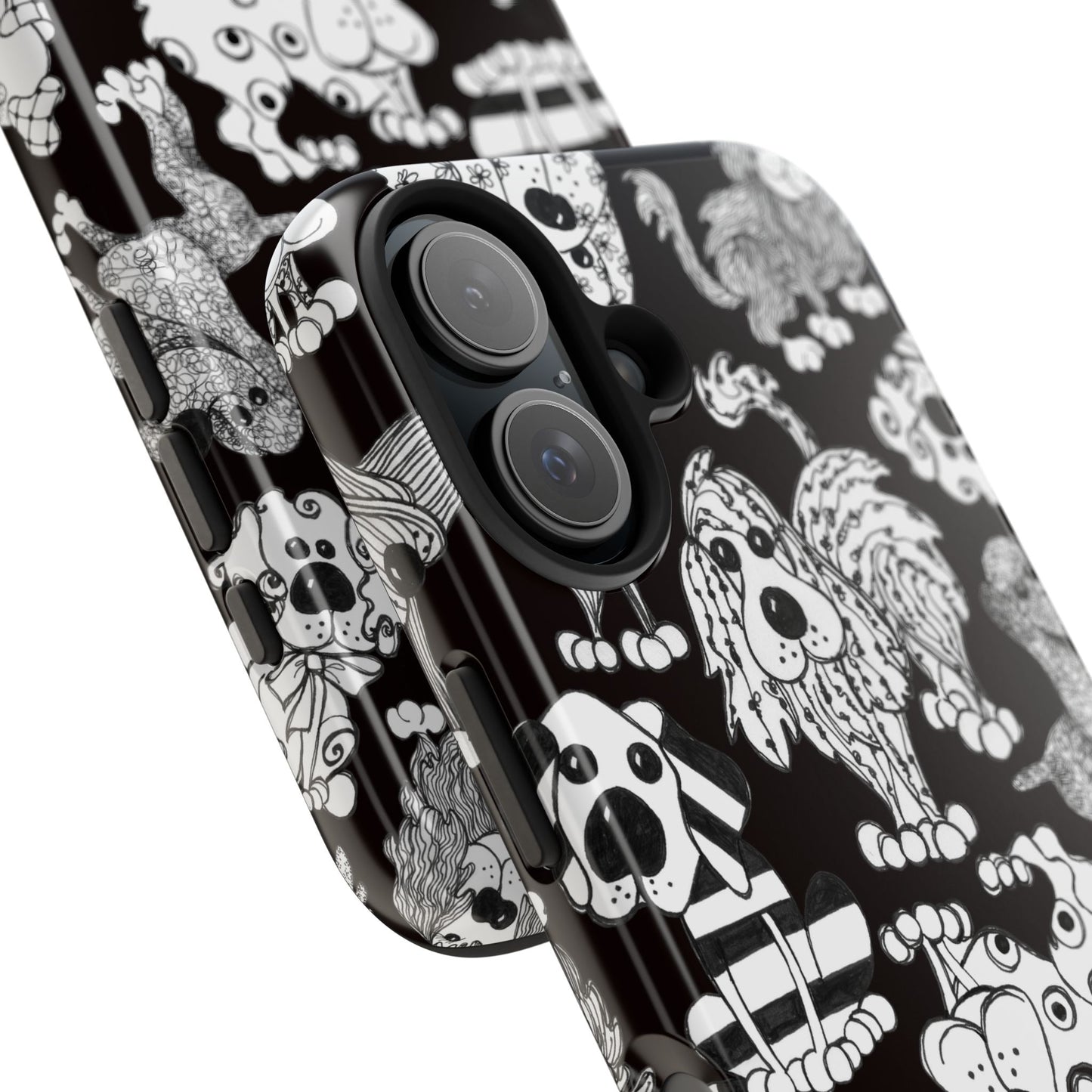 Dear Doggies Black Phone Case