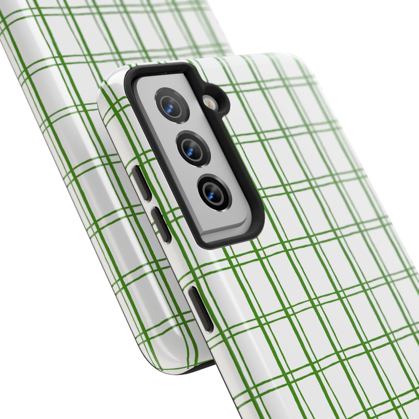 Kitchen Plaid White / Green Phone Case