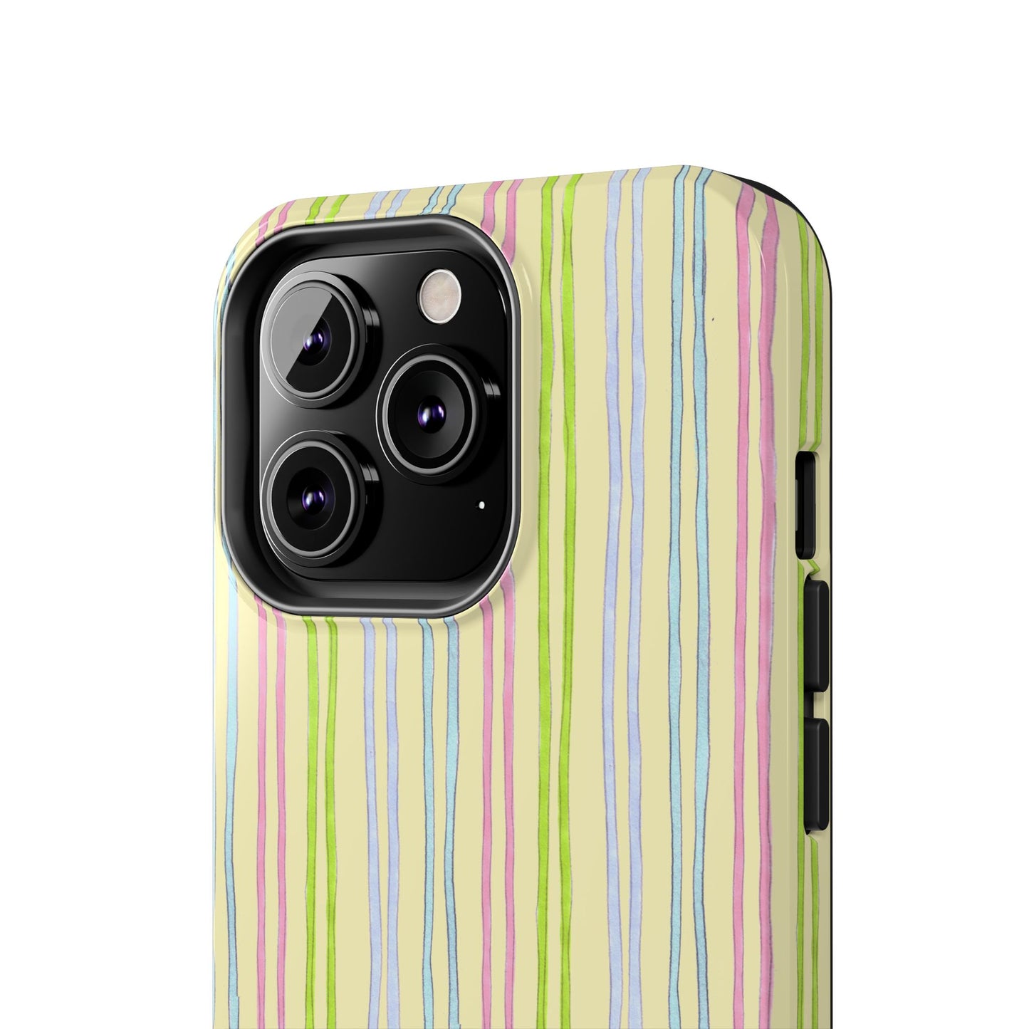 Belle Stripe Yellow Phone Case