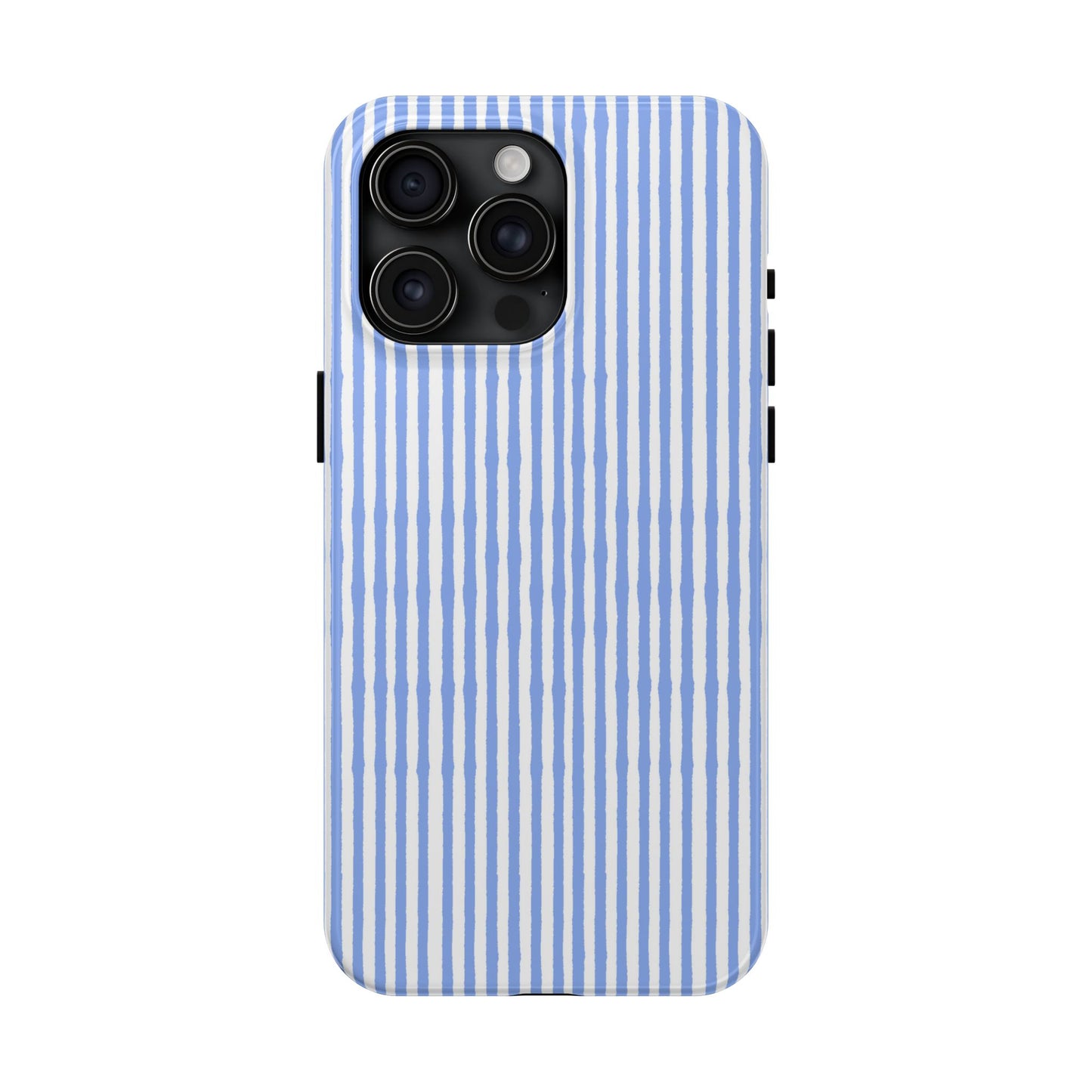 Lazy Stripe Blue / White Phone Case