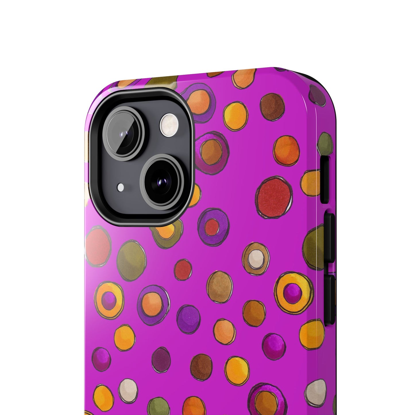 Double Dot Fuchsia Phone Case