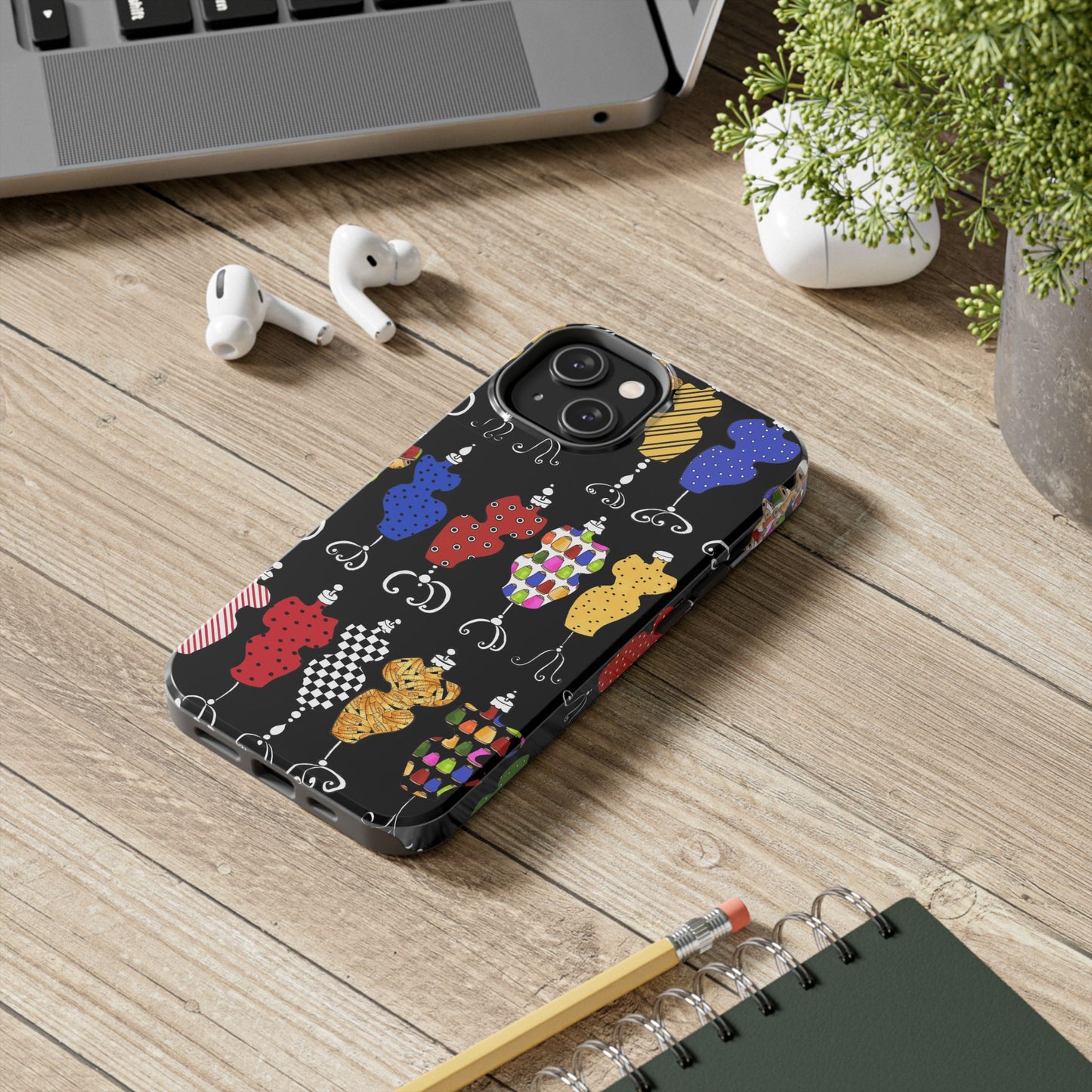Go Figure Black / Multi Phone Case