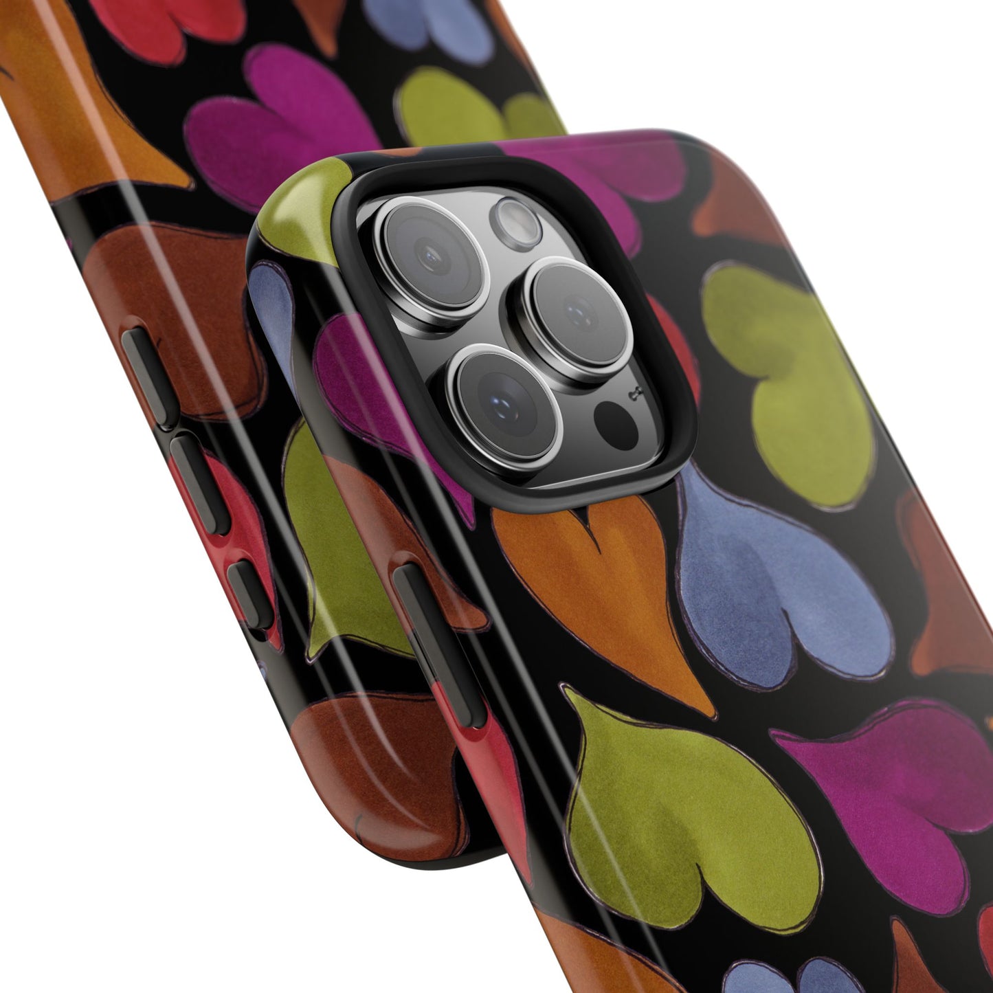 Big Hearted Black Phone Case