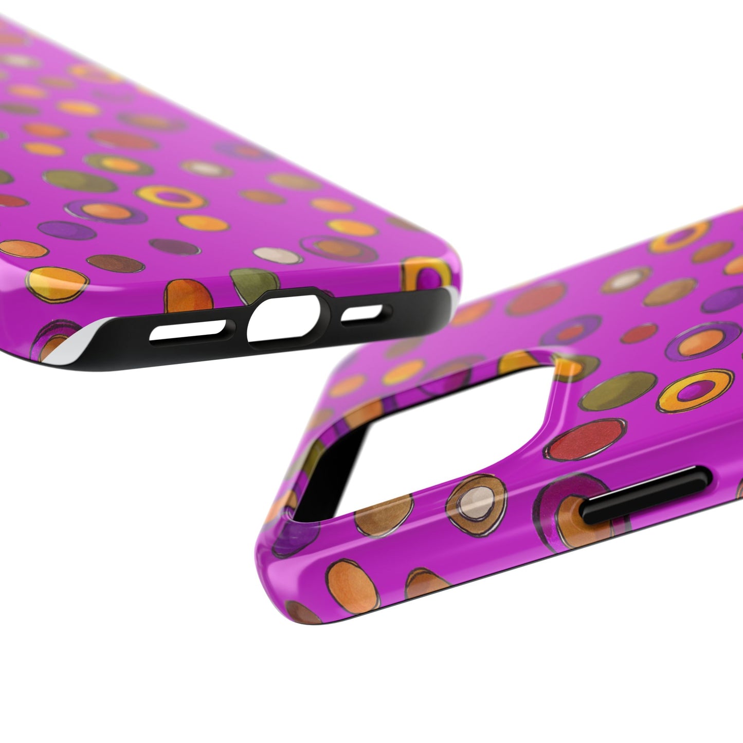 Double Dot Fuchsia Phone Case