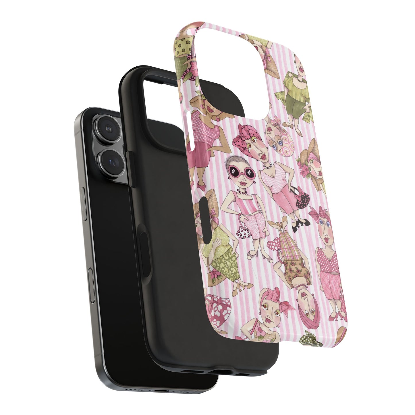 Tossed Ladies Pink Phone Case