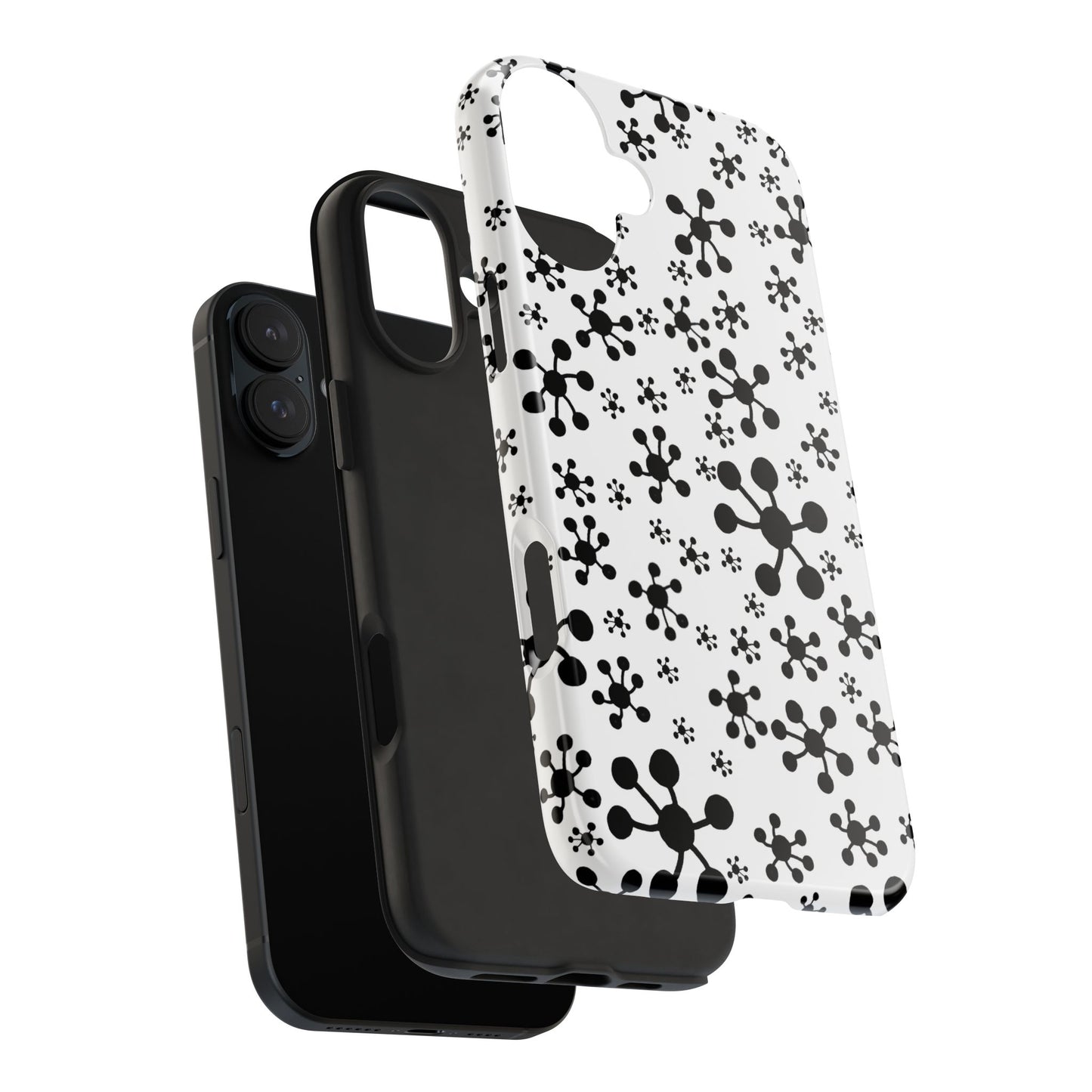 Jacks White / Black Phone Case