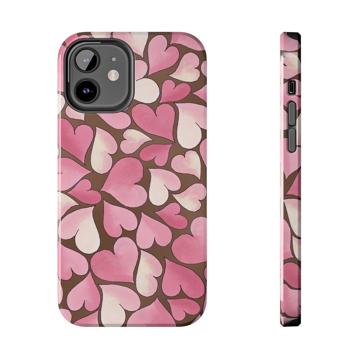 Hearts Chocolate Phone Case