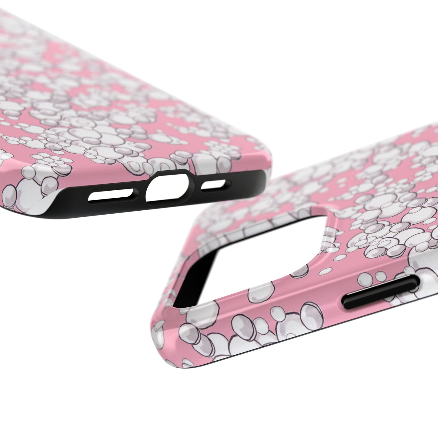 Bubble Dots Pink Phone Case