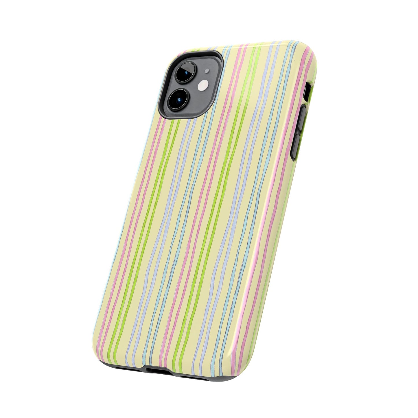 Belle Stripe Yellow Phone Case