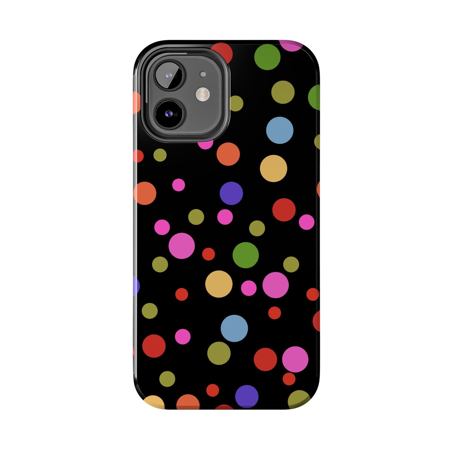 Dot Assortment Black Phone Case