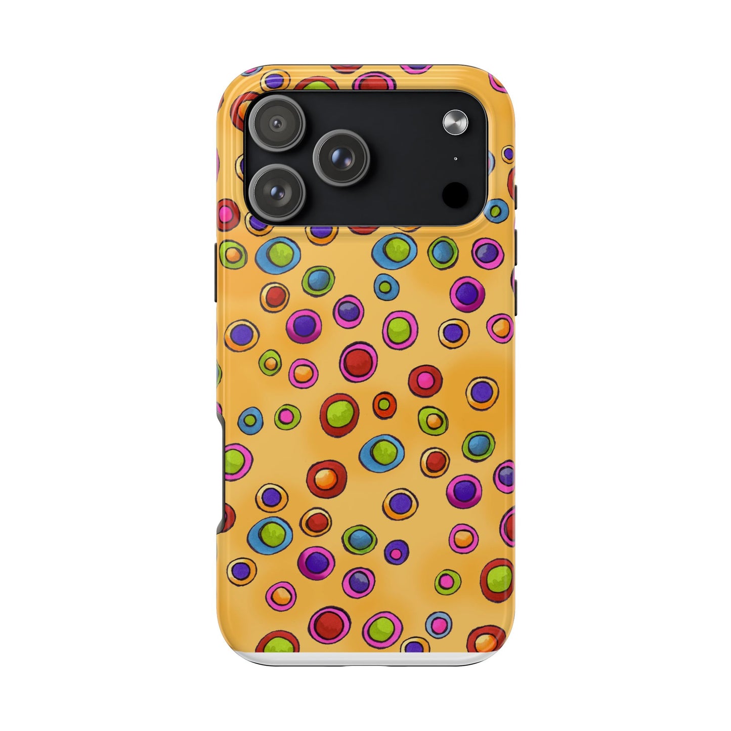 Dopey Dots Yellow Phone Case