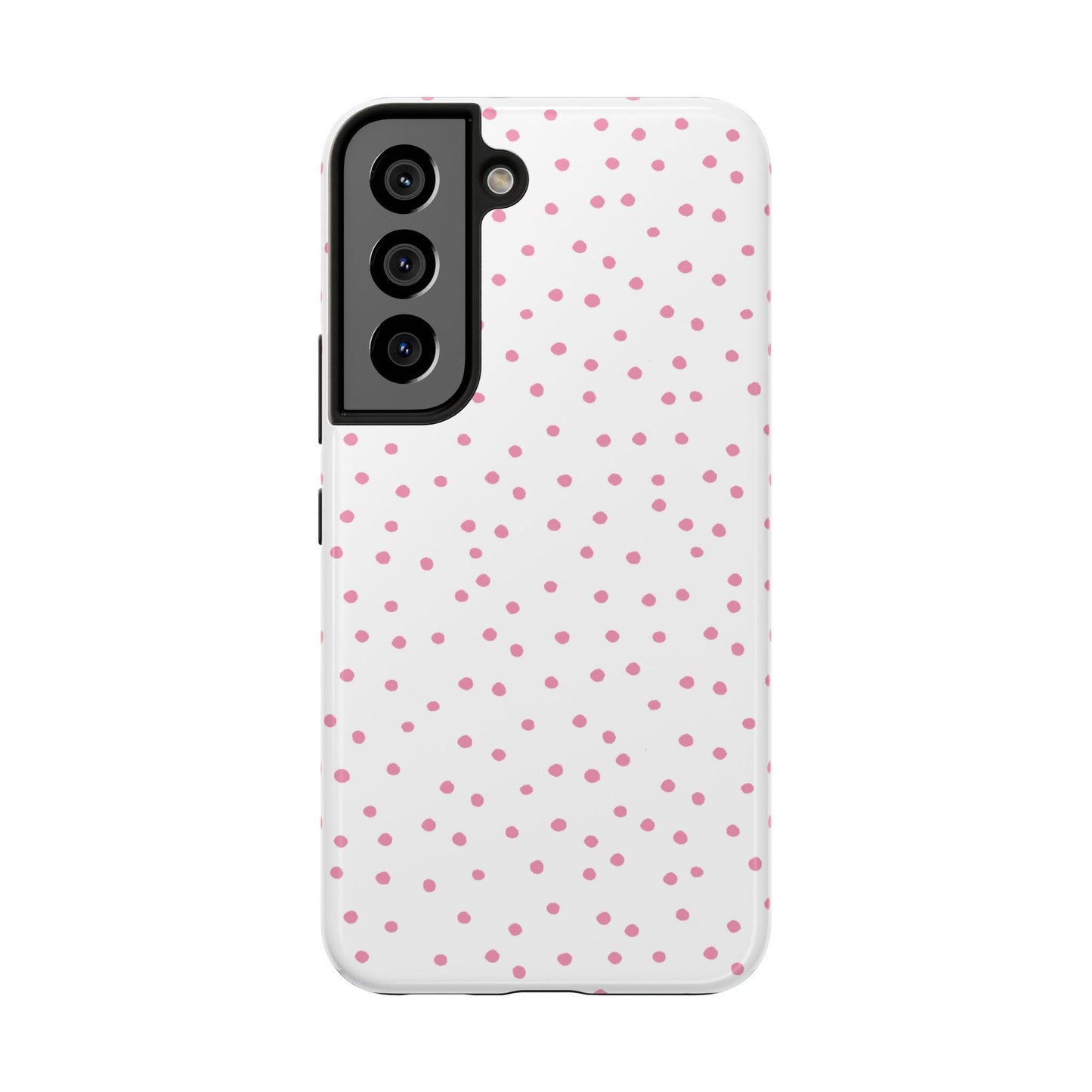 Dinky Dots White / Pink Phone Case